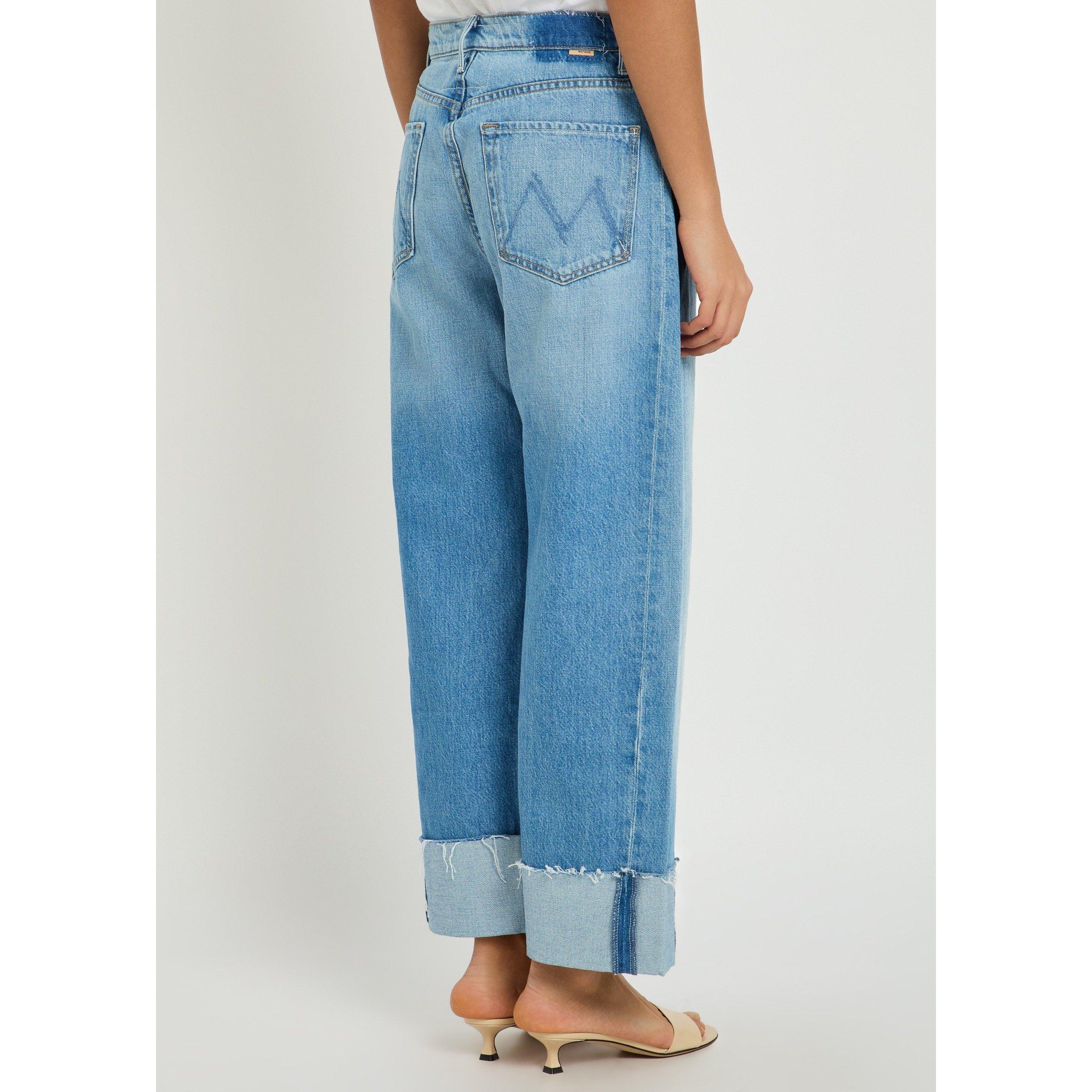 BLUE - MOTHER - THE HALF-PIPE ANKLE CUFF FRAY - 3