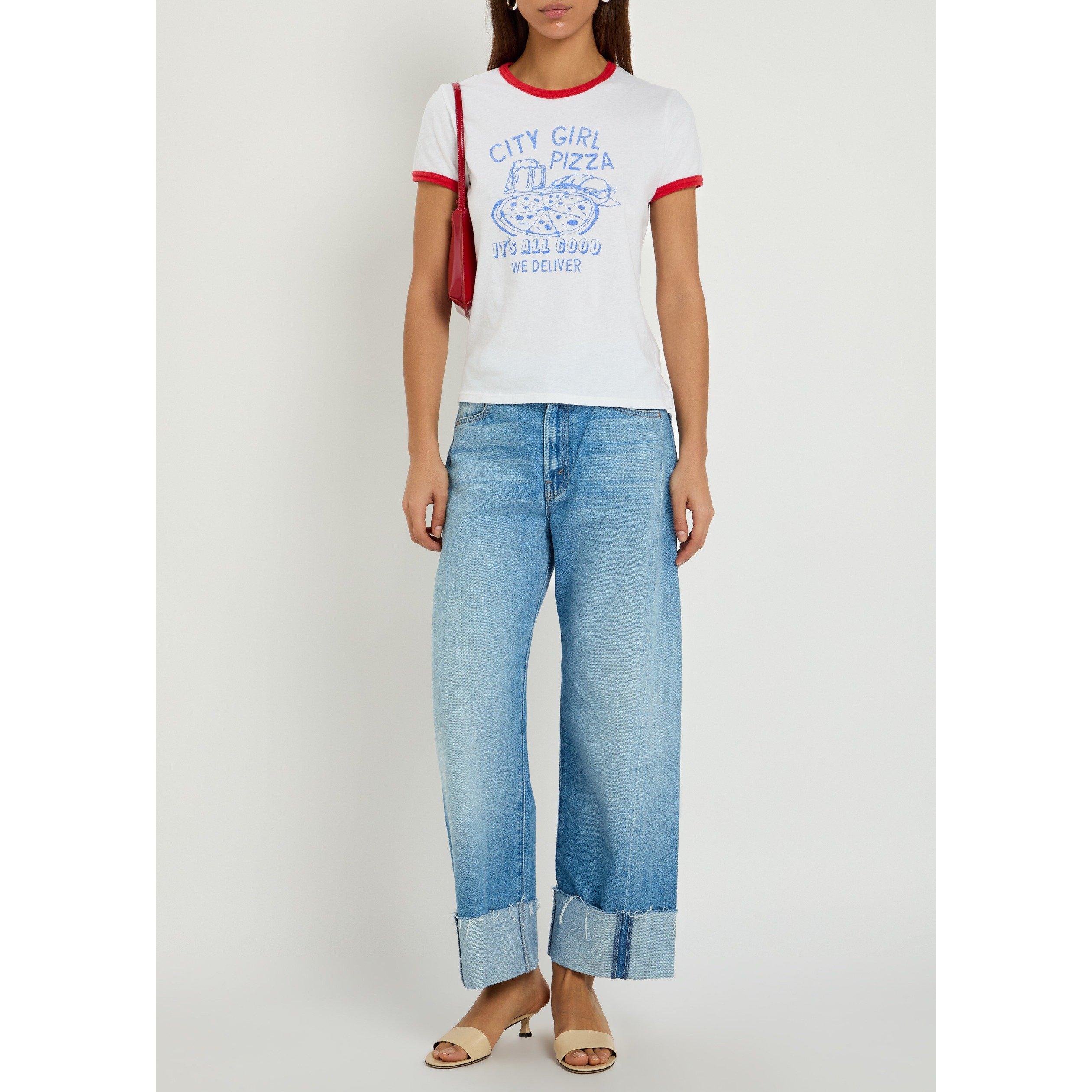 BLUE - MOTHER - THE HALF-PIPE ANKLE CUFF FRAY - 5