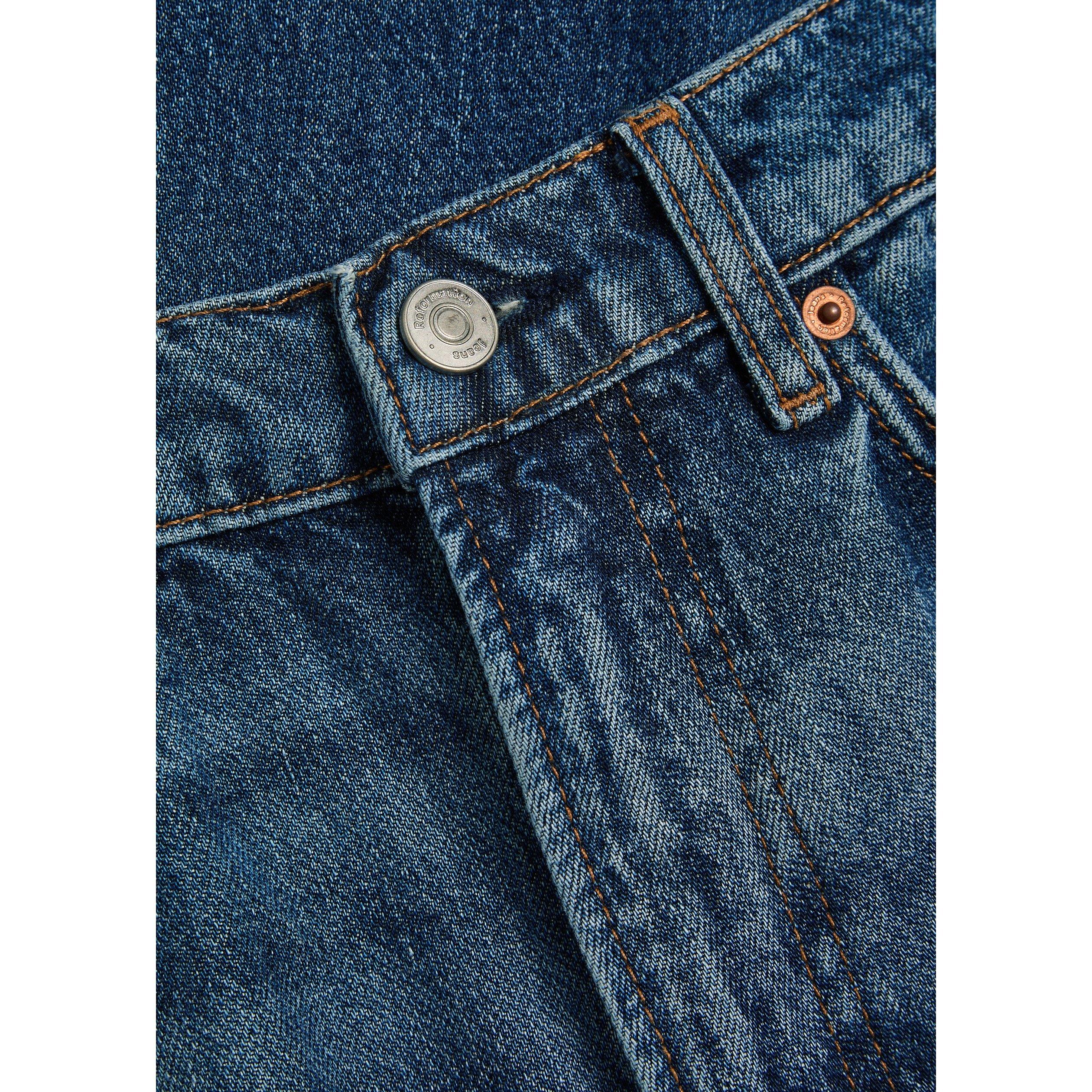 DENIM - Reformation - J Cary High Rise Slouchy Wide - 4