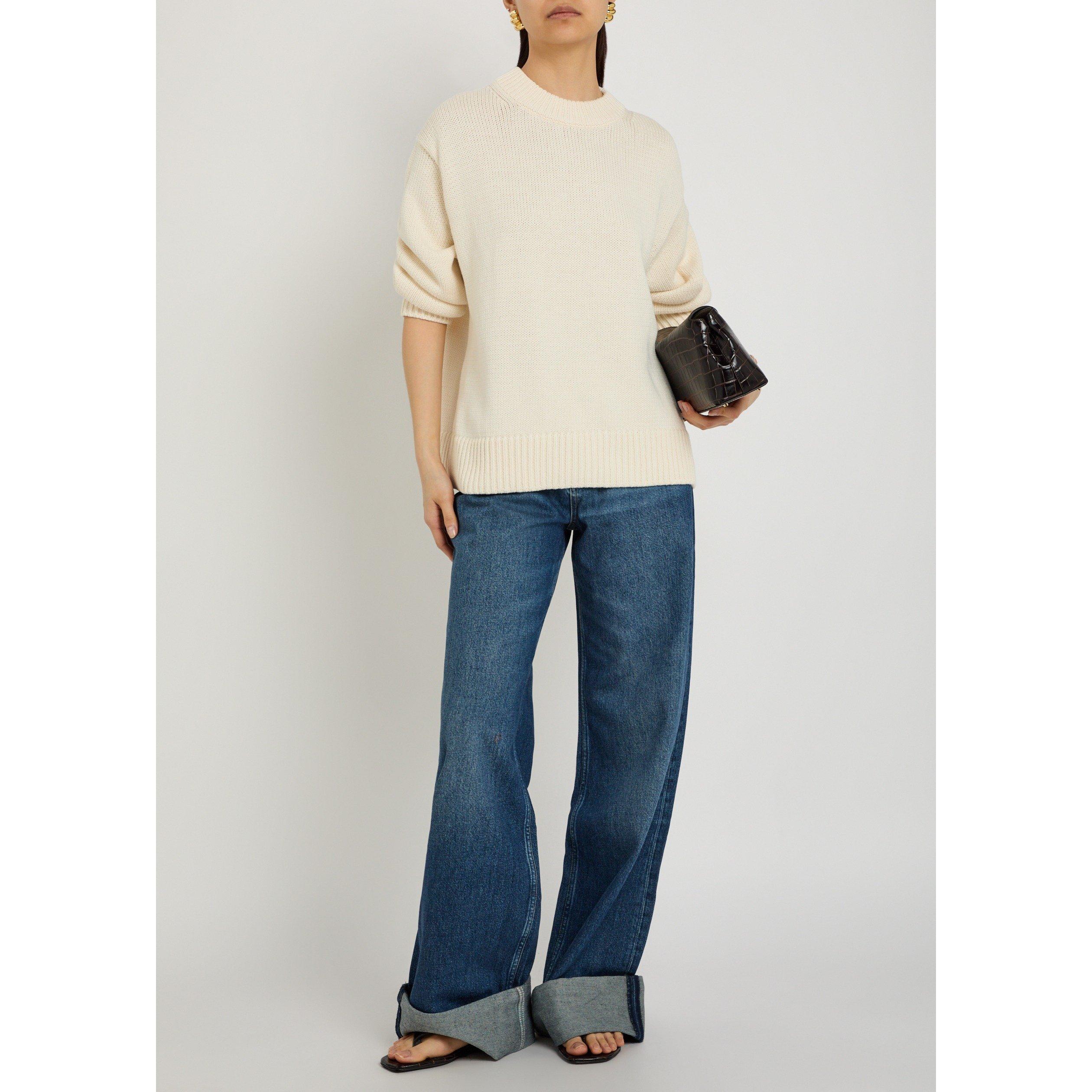 DENIM - Reformation - J Cary High Rise Slouchy Wide - 5