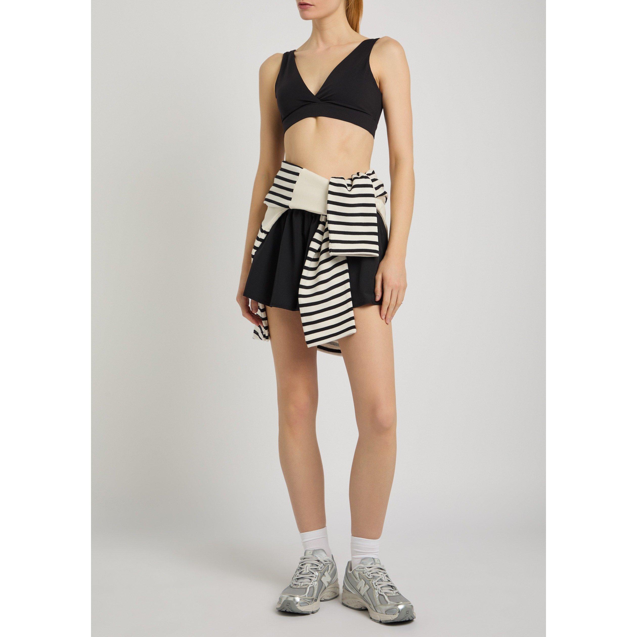 BLACK - TALA - B DAYFLEX V NECK SPORTS BRA - 5