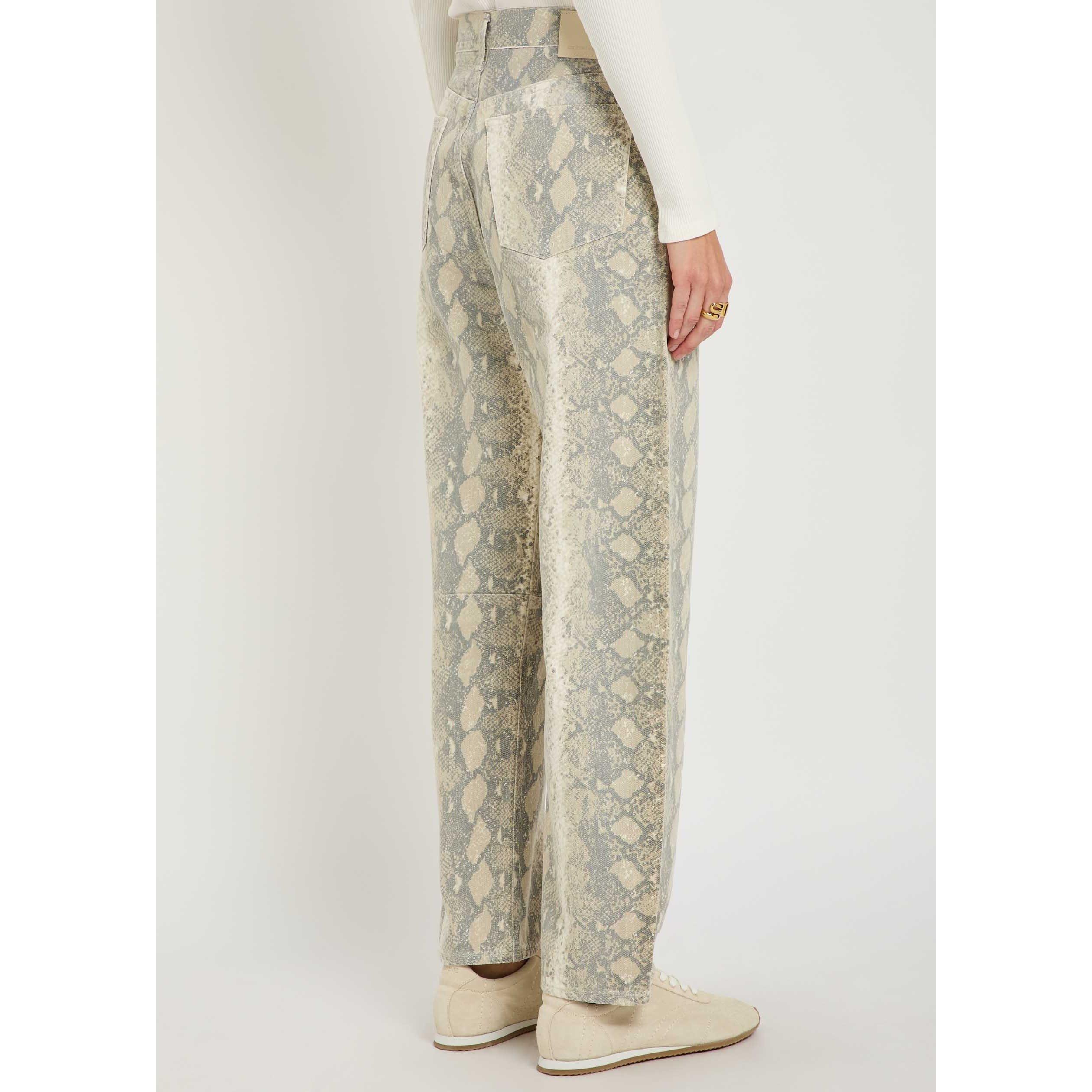 MULTICOLOURED - Citizens Of Humanity - Women's Miro Python Cotton Tapered Jeans - 3