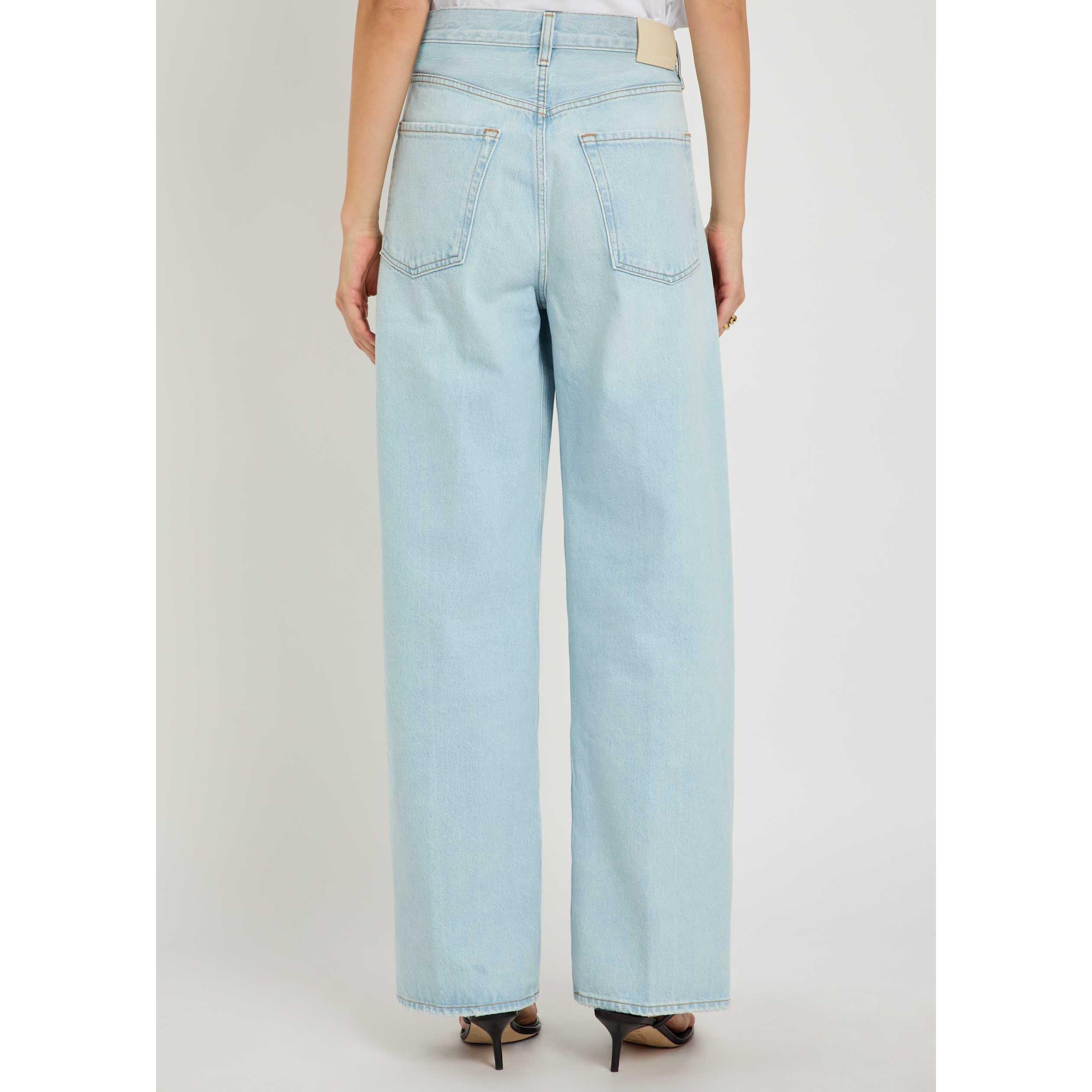 LIGHT BLUE - Citizens Of Humanity - Women's Ayla Baggy Lighthouse Wide-Leg Jeans - 3