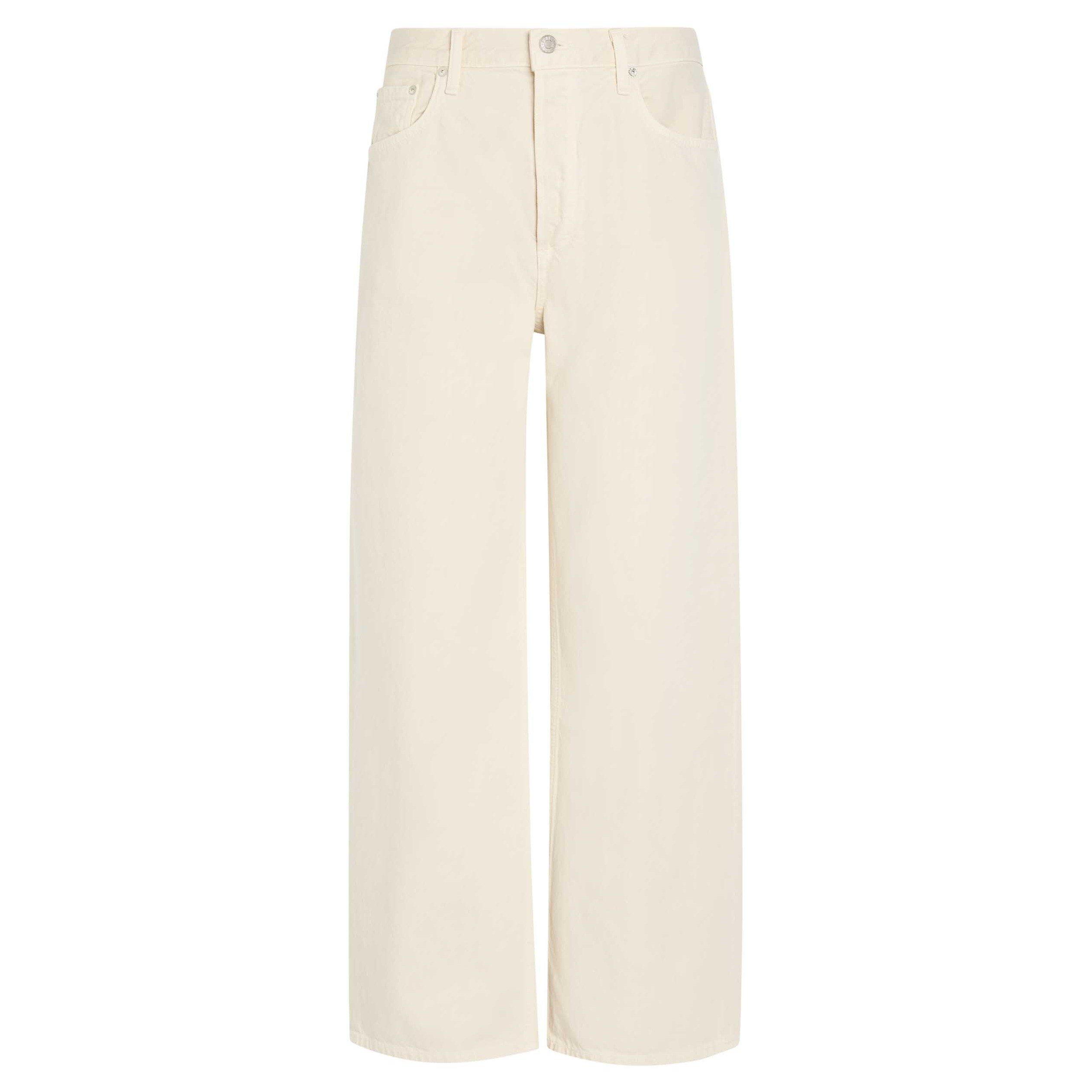 LIGHT BROWN - Agolde - LOW SLUNG BAGGY IN BROWN RICE