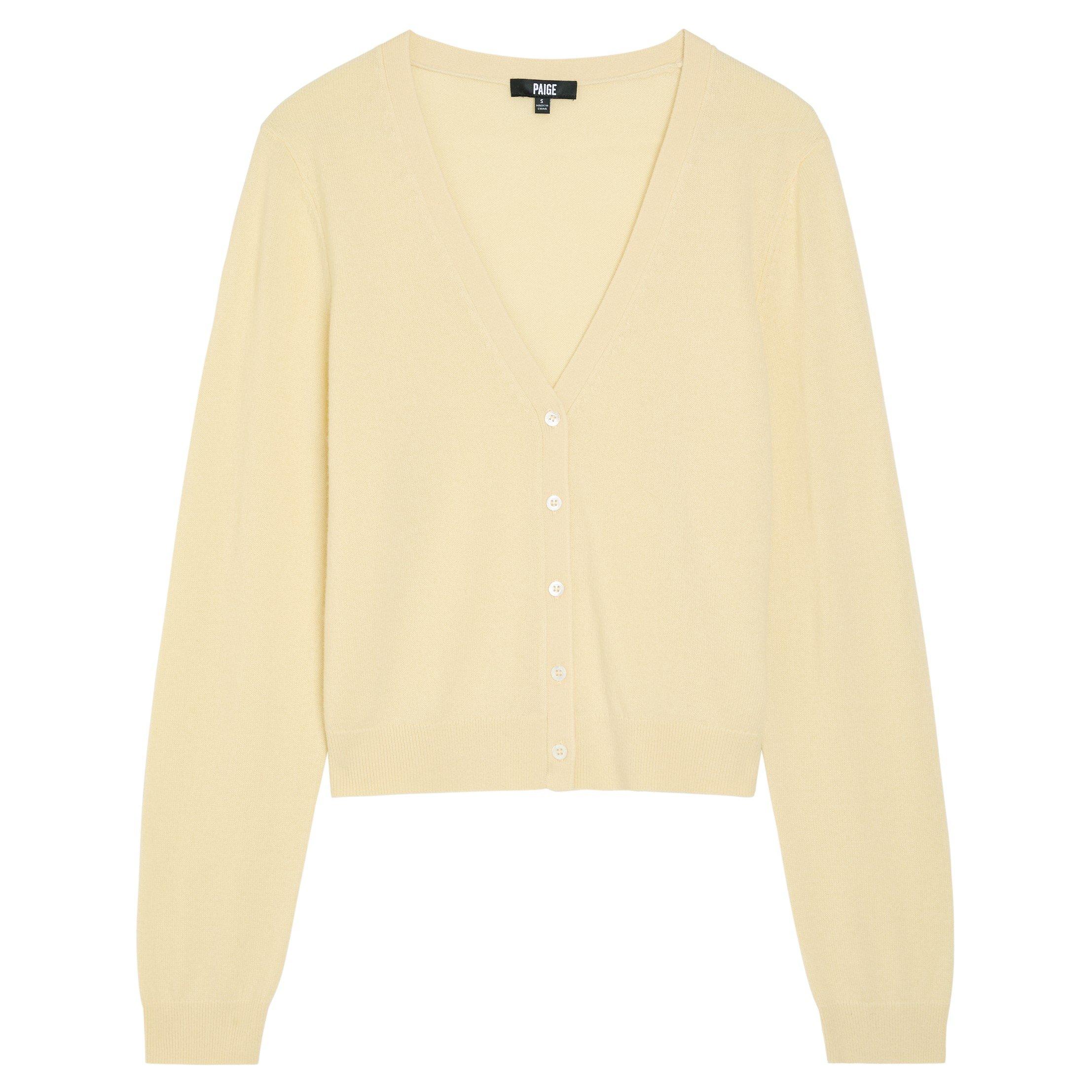 YELLOW - Paige - BRIOCHE CARDIGAN - SUNSHINE YE - 1
