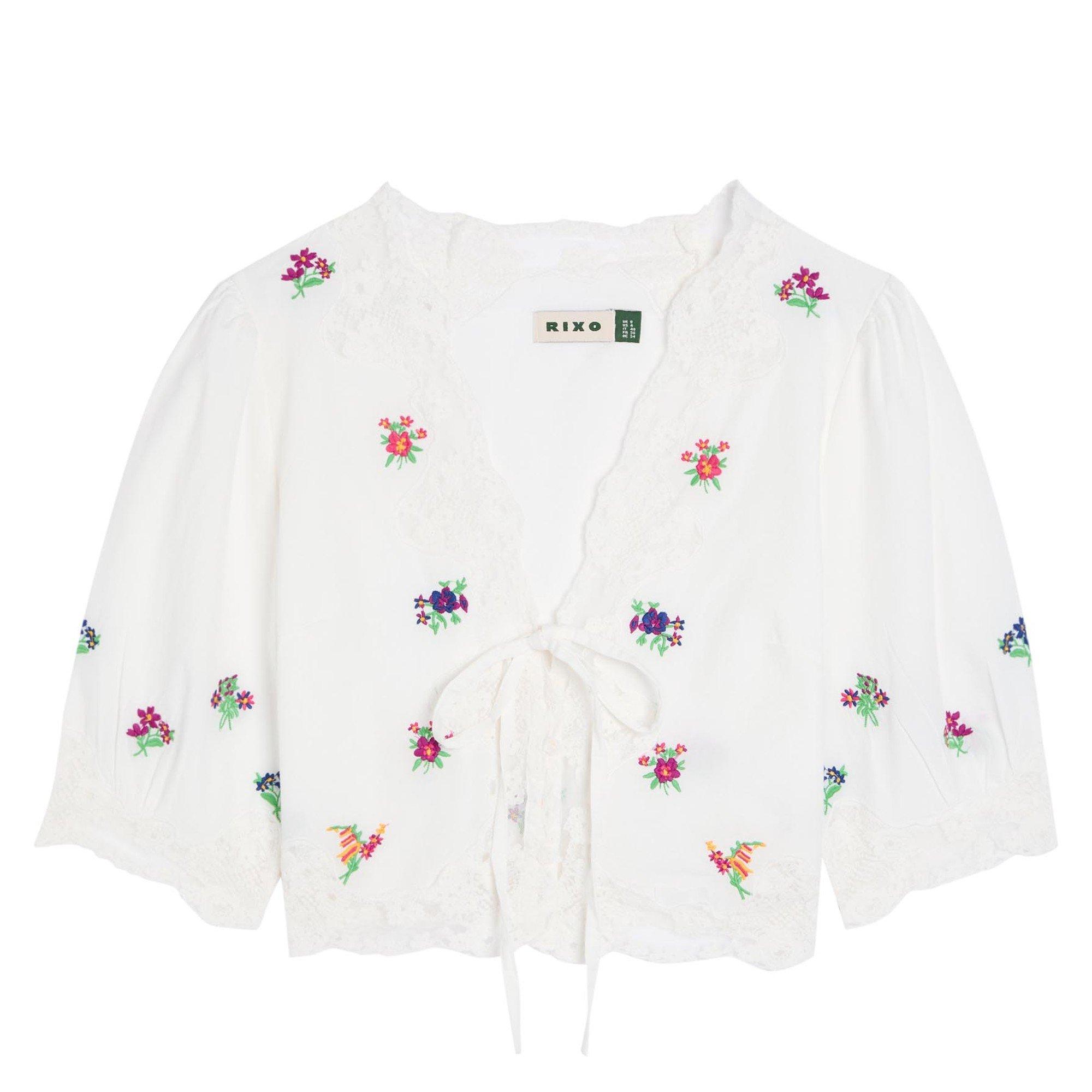 WHITE AND OTHER - RIXO - SB Ursula Top - 1