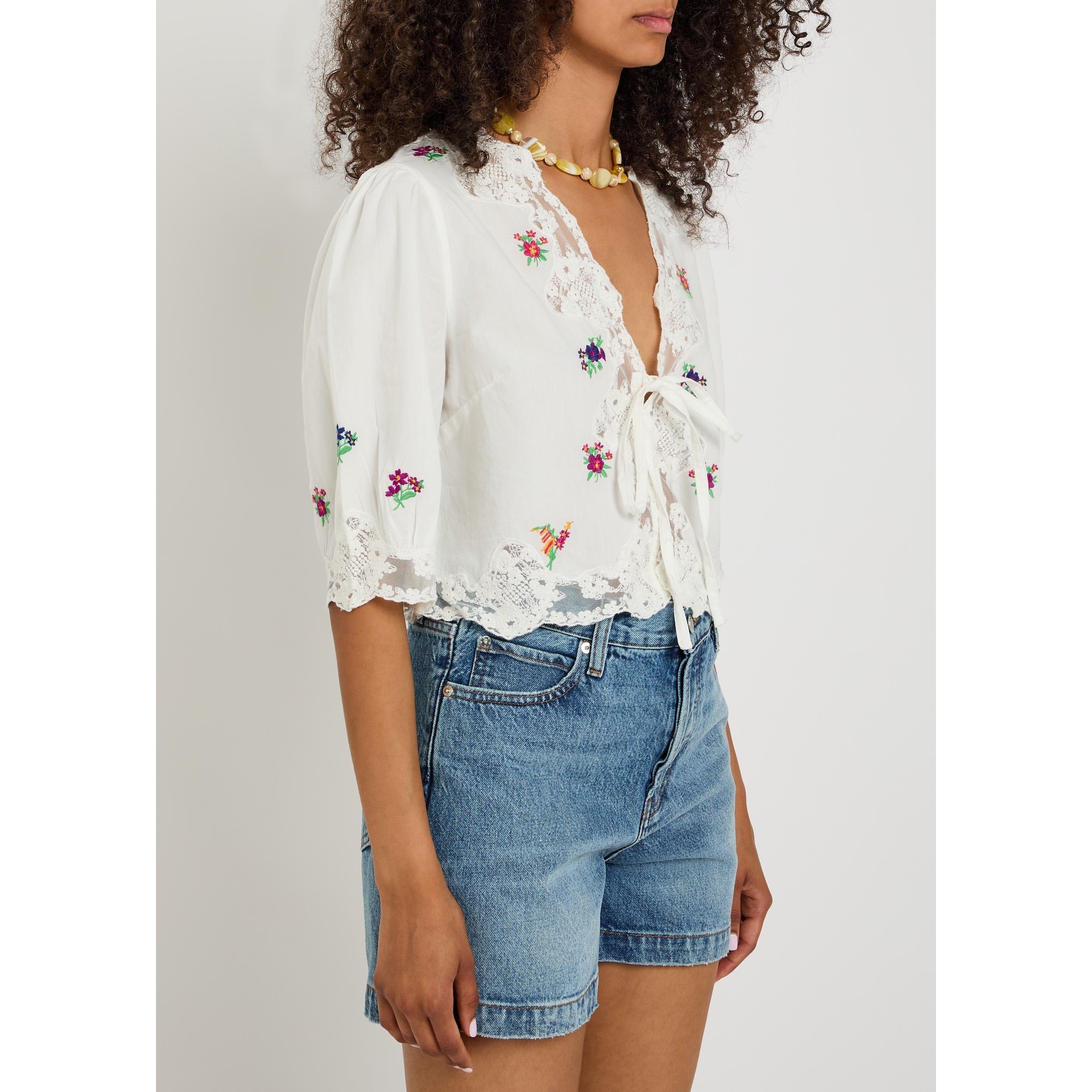 WHITE AND OTHER - RIXO - SB Ursula Top - 2