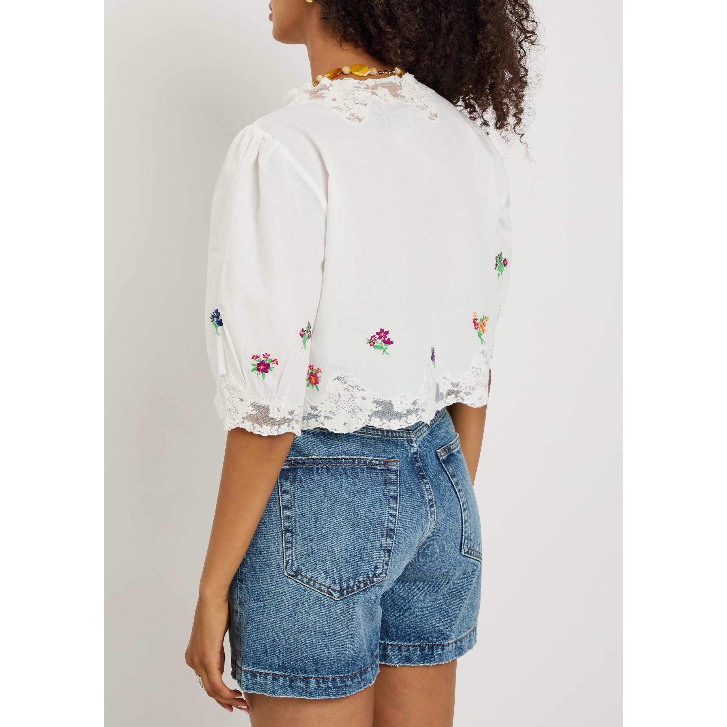 WHITE AND OTHER - RIXO - SB Ursula Top - 3