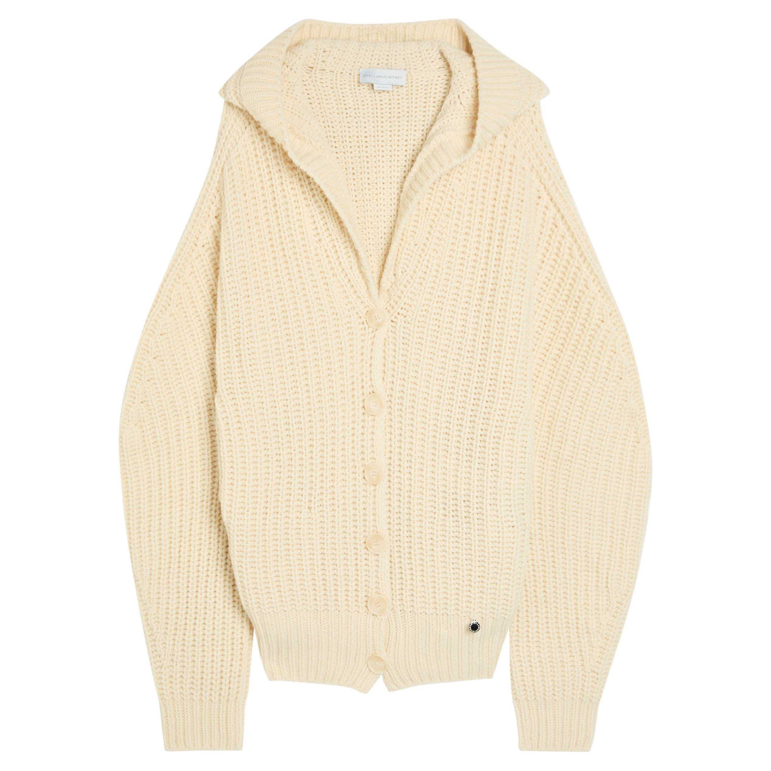 CREAM - Stella McCartney - Recycled Cashmere Rib Cardigan - 1
