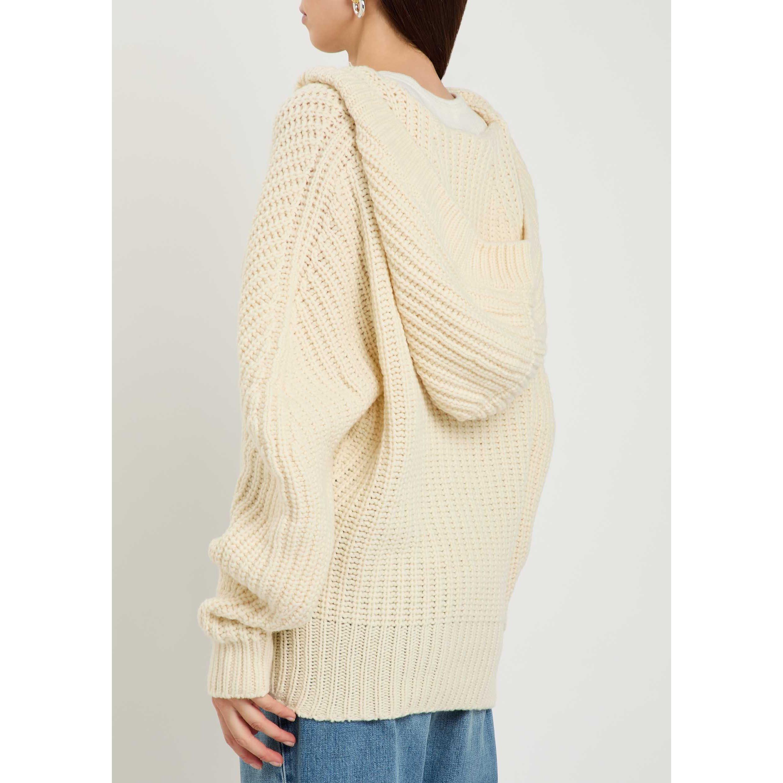 CREAM - Stella McCartney - Recycled Cashmere Rib Cardigan - 3