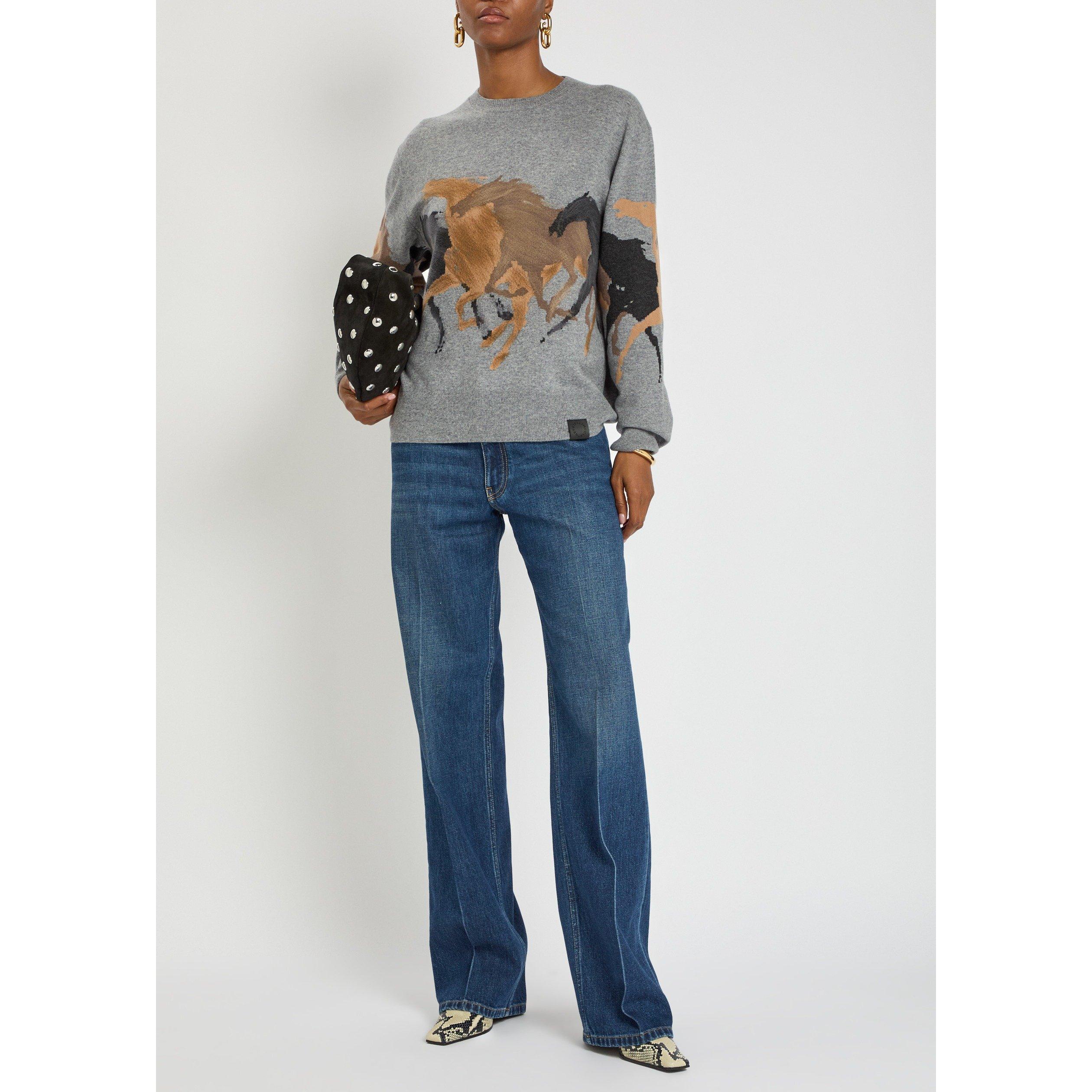 GREY AND OTHER - Stella McCartney - Racing Horses Jumper - 5