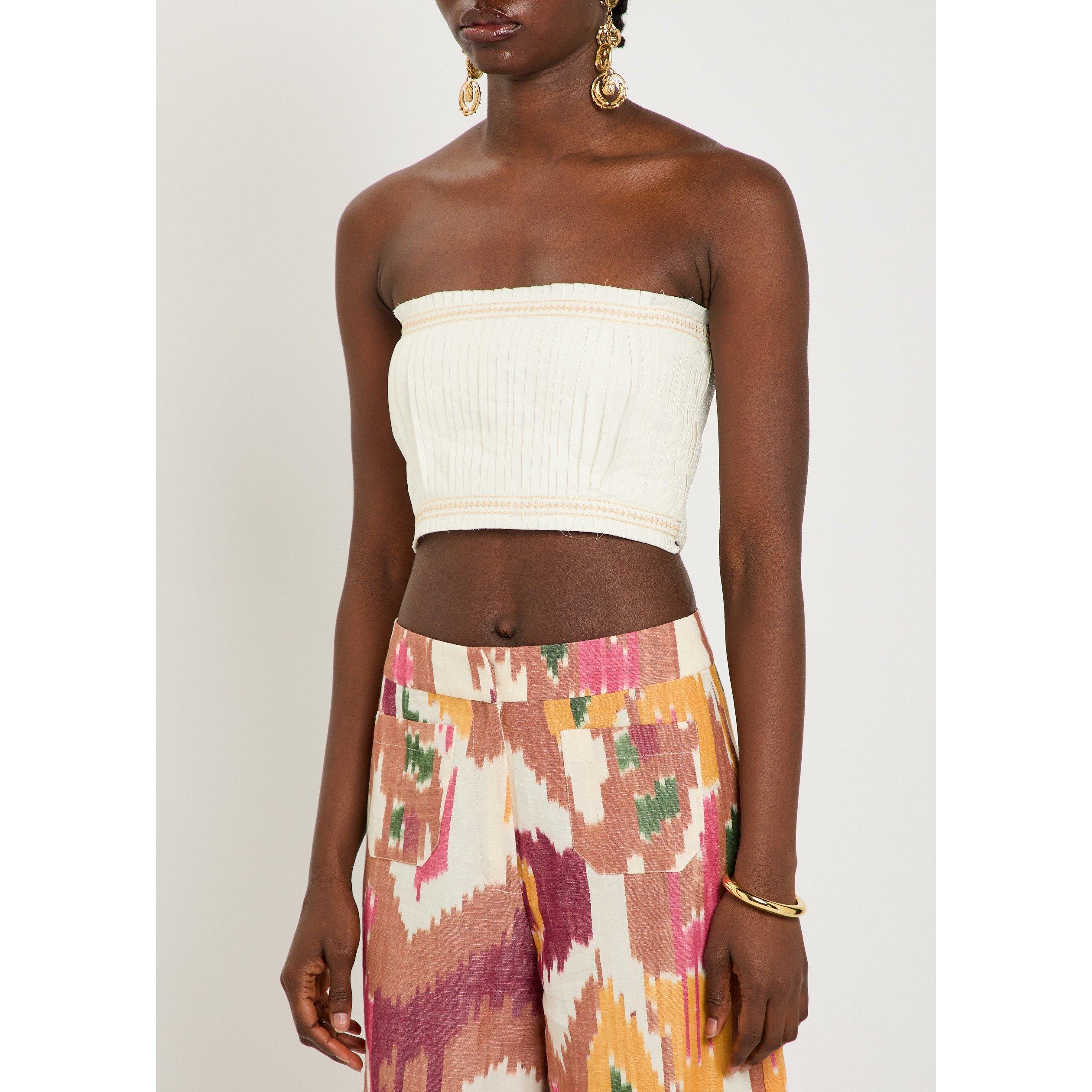 WHITE - Emporio Sirenuse - FLAVIA LACE EMB - 2