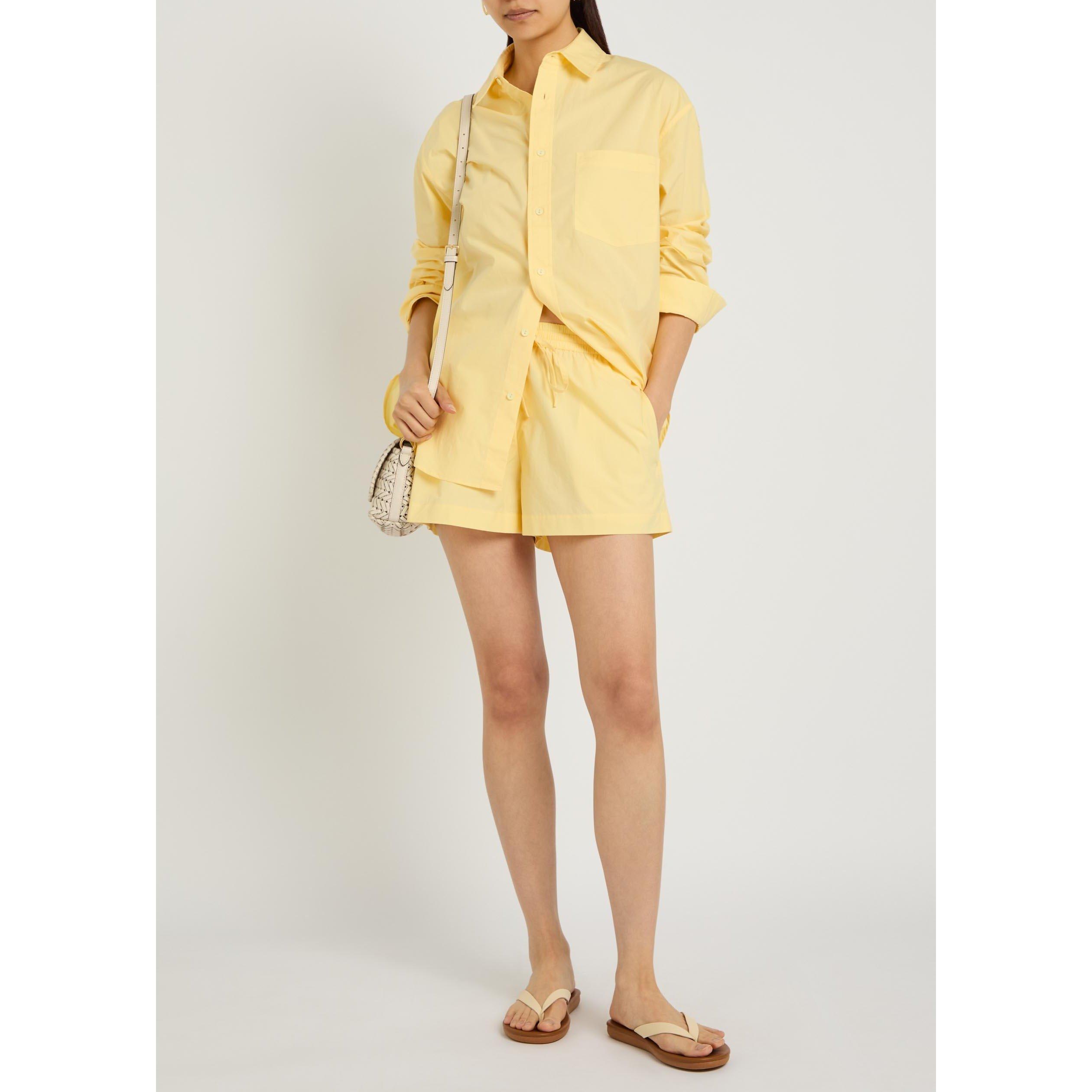 YELLOW - Matteau - Women's Cotton Woven Shorts - 5