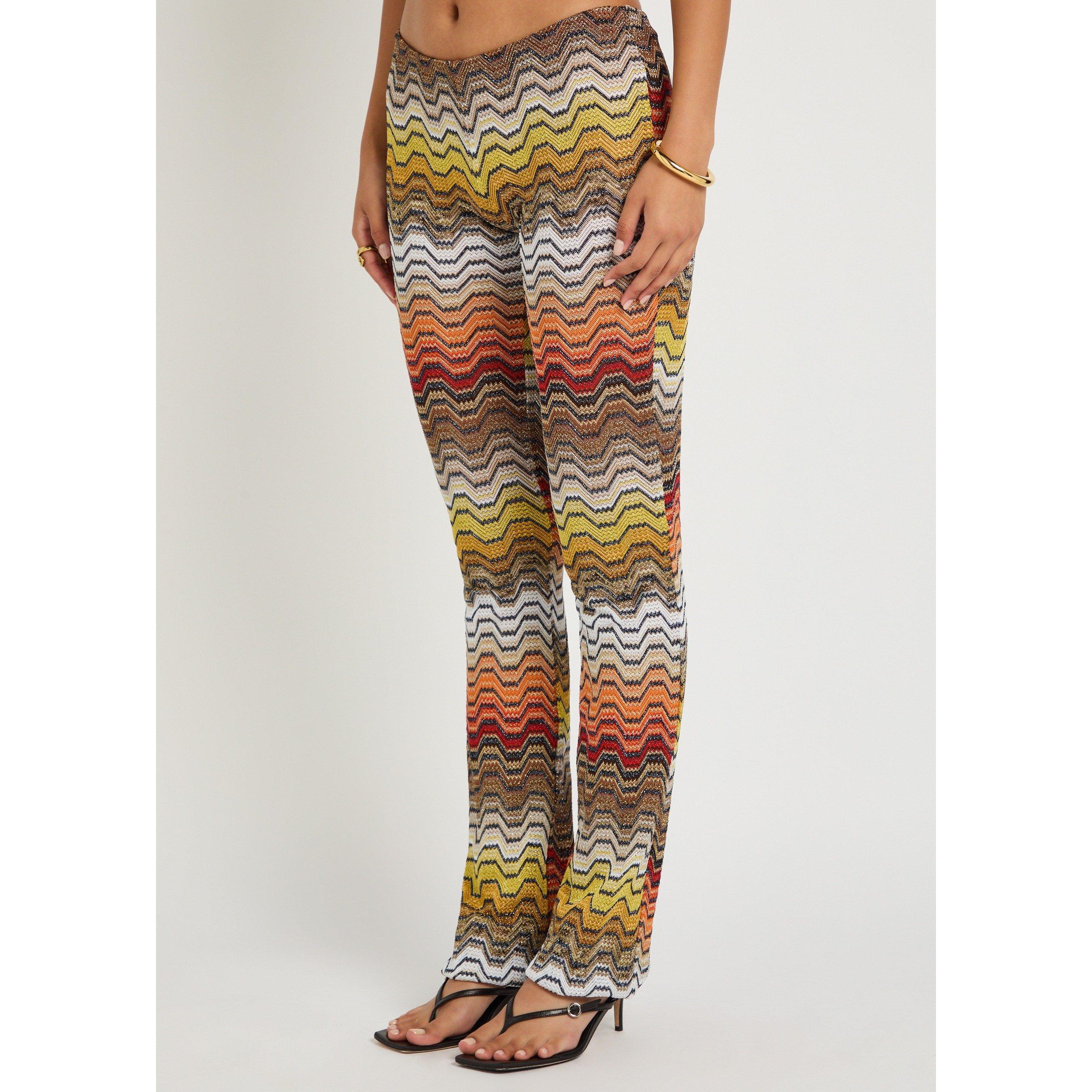 BLACK AND OTHER - Missoni - Women's Slim-Fit Knitted Trousers - 2