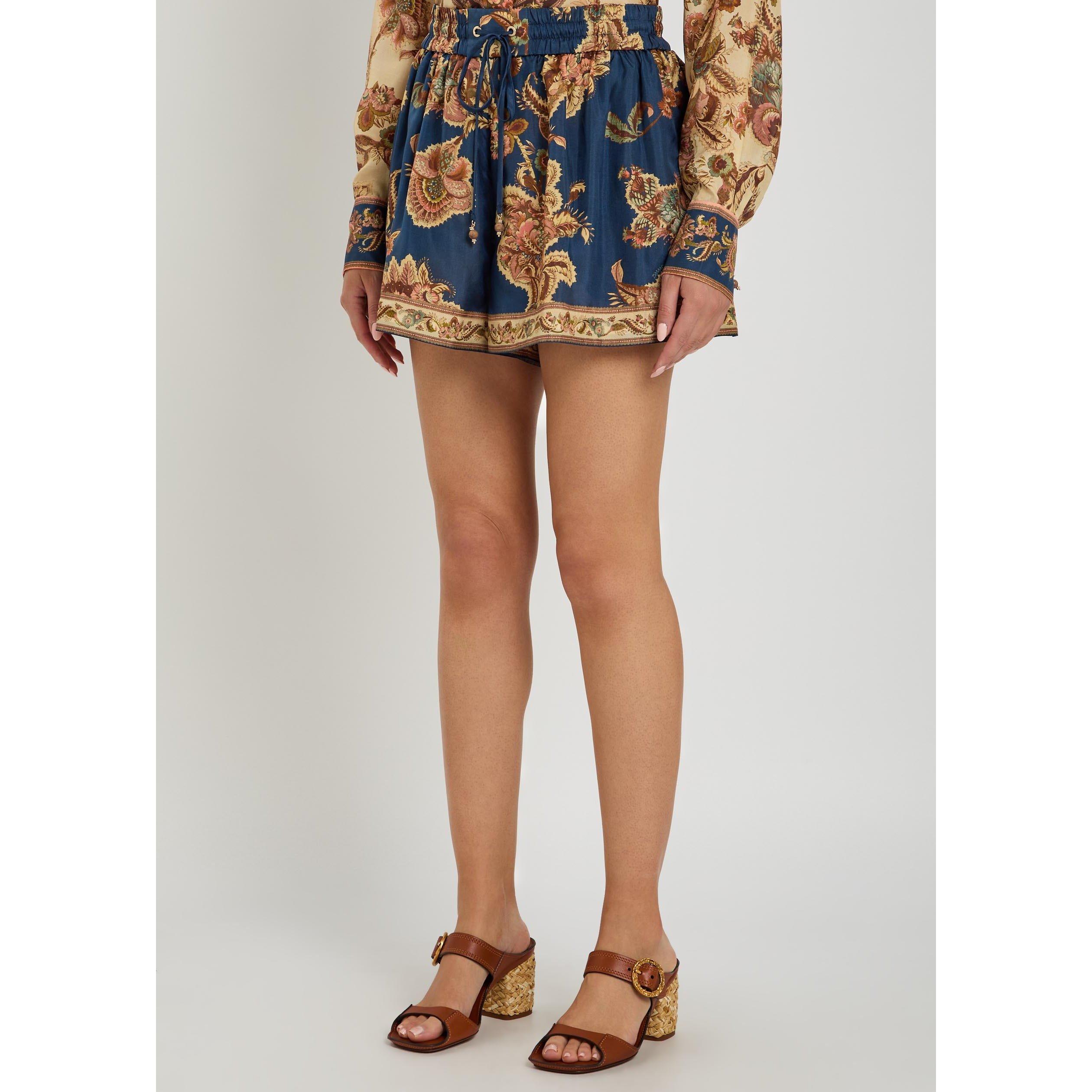 NAVY AND OTHER - Zimmermann - Aster Relaxed Short - 2