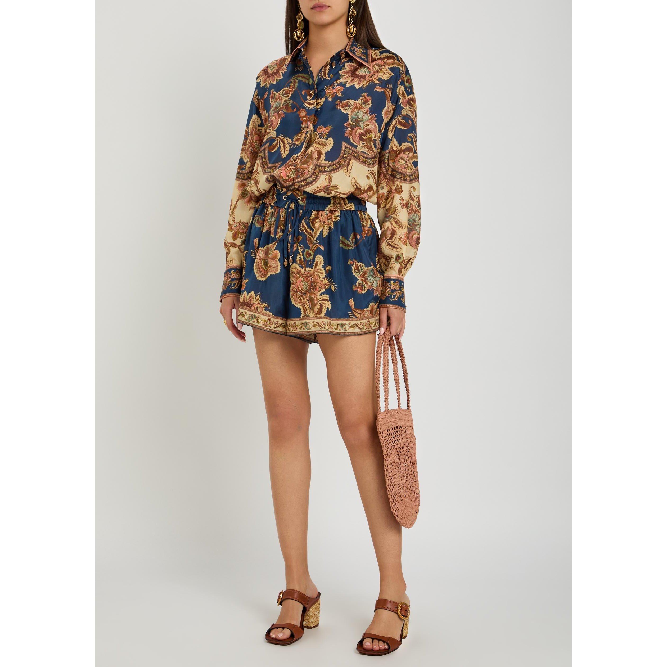 NAVY AND OTHER - Zimmermann - Aster Relaxed Short - 5