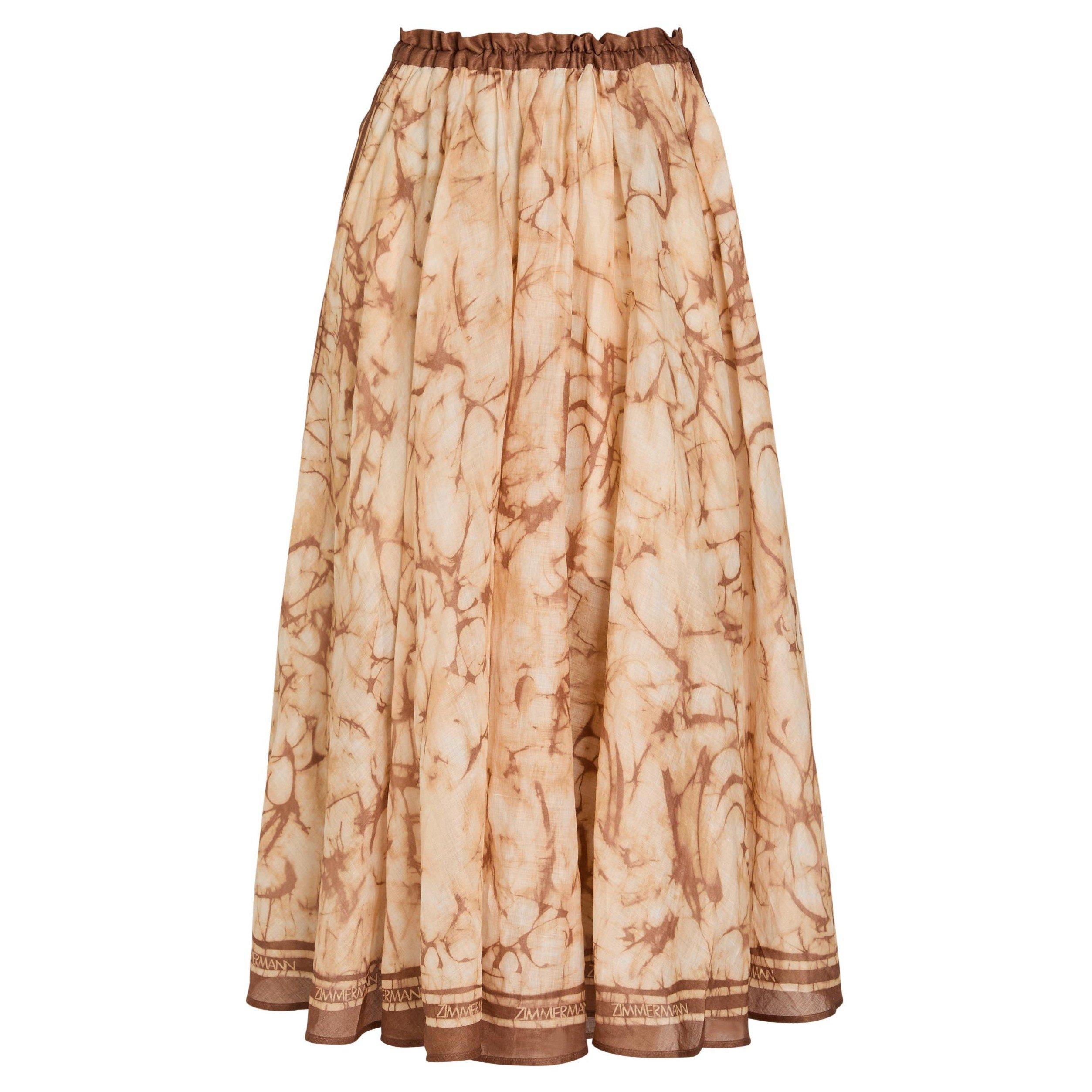 BROWN AND OTHER - Zimmermann - Indra Midi Skirt