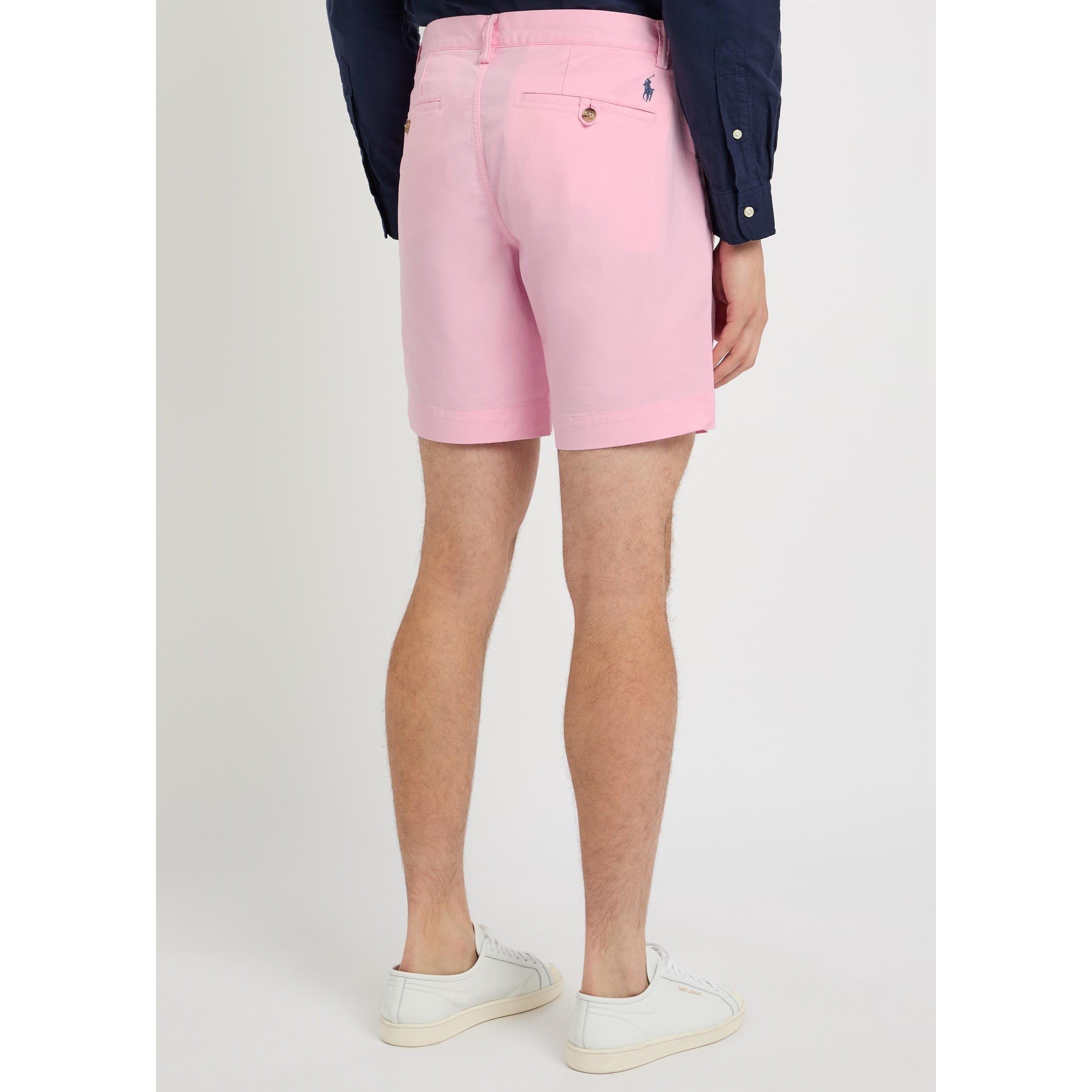 PINK - Polo Ralph Lauren - Men's Cotton Regular-Fit Chino Shorts - 3