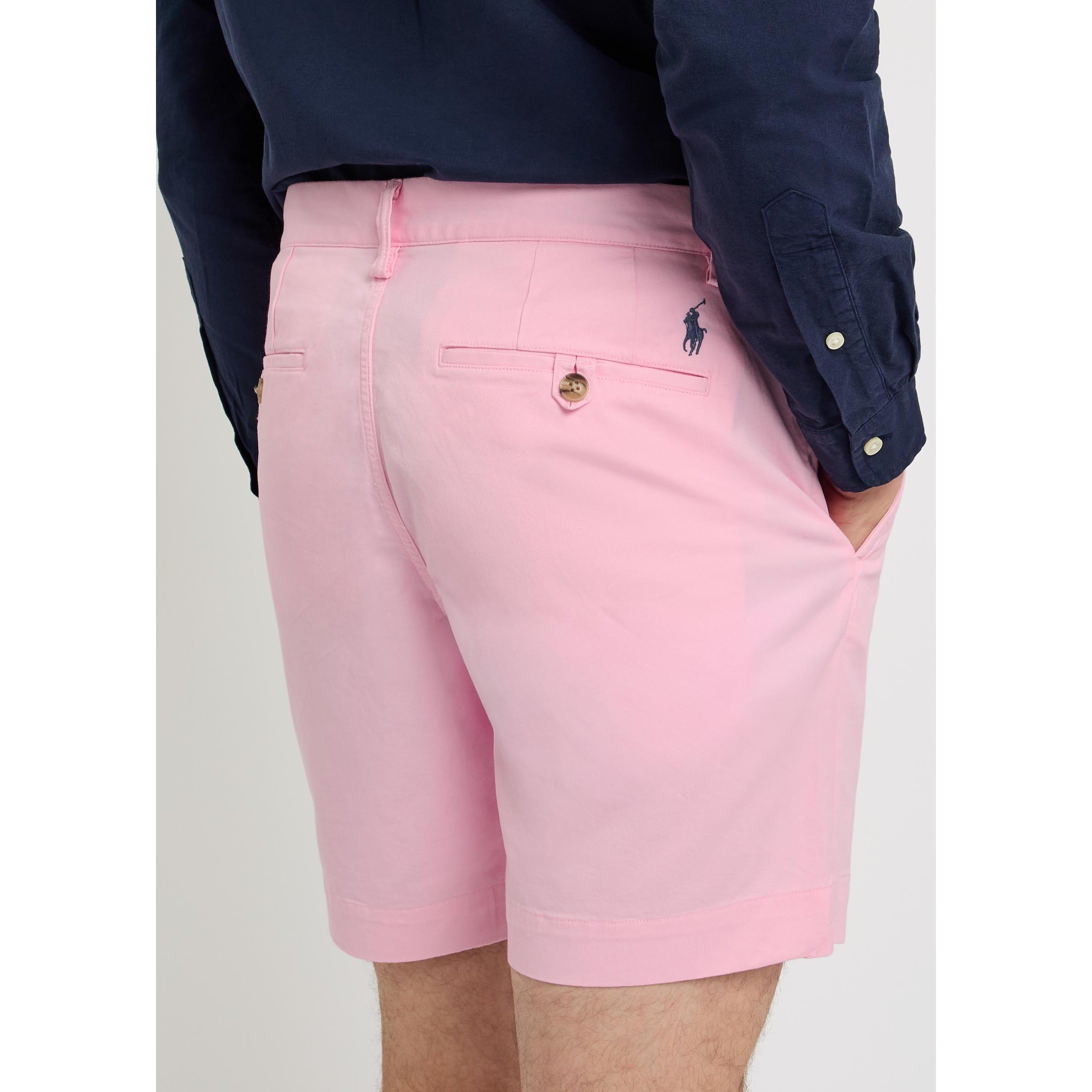 PINK - Polo Ralph Lauren - Men's Cotton Regular-Fit Chino Shorts - 4