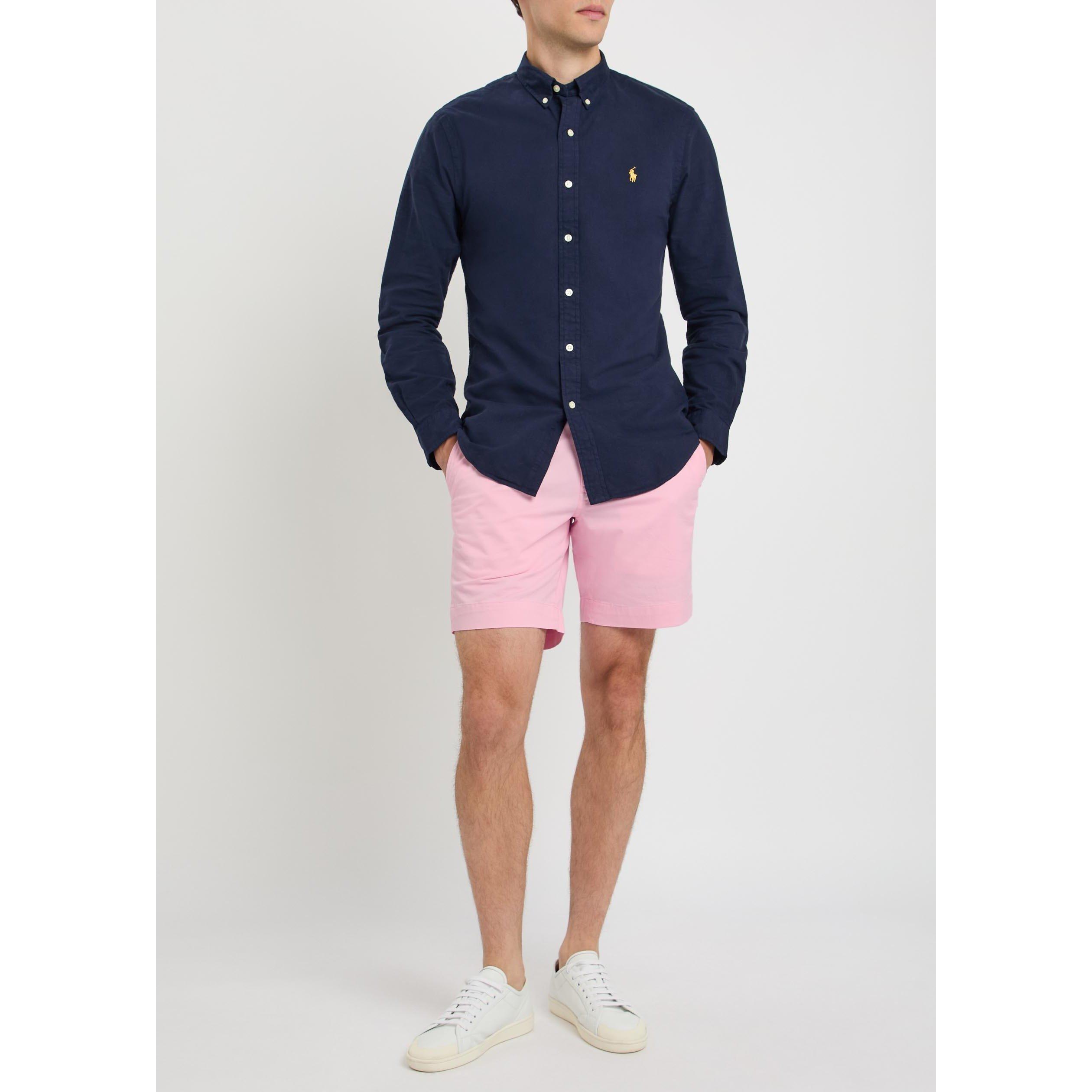 PINK - Polo Ralph Lauren - Men's Cotton Regular-Fit Chino Shorts - 5
