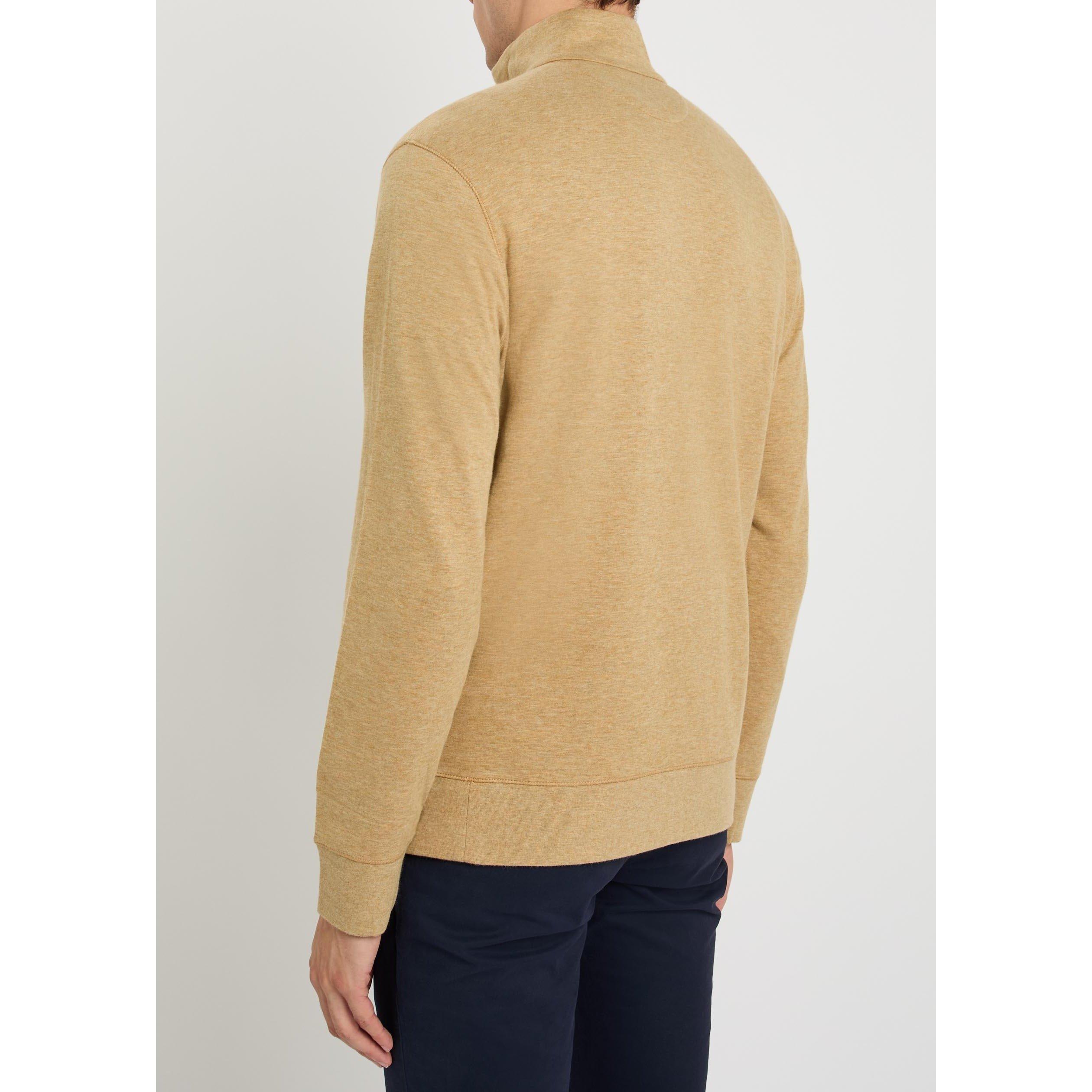 TAN - Polo Ralph Lauren - PRL LS KNIT QUARTER ZIP TOP - 3