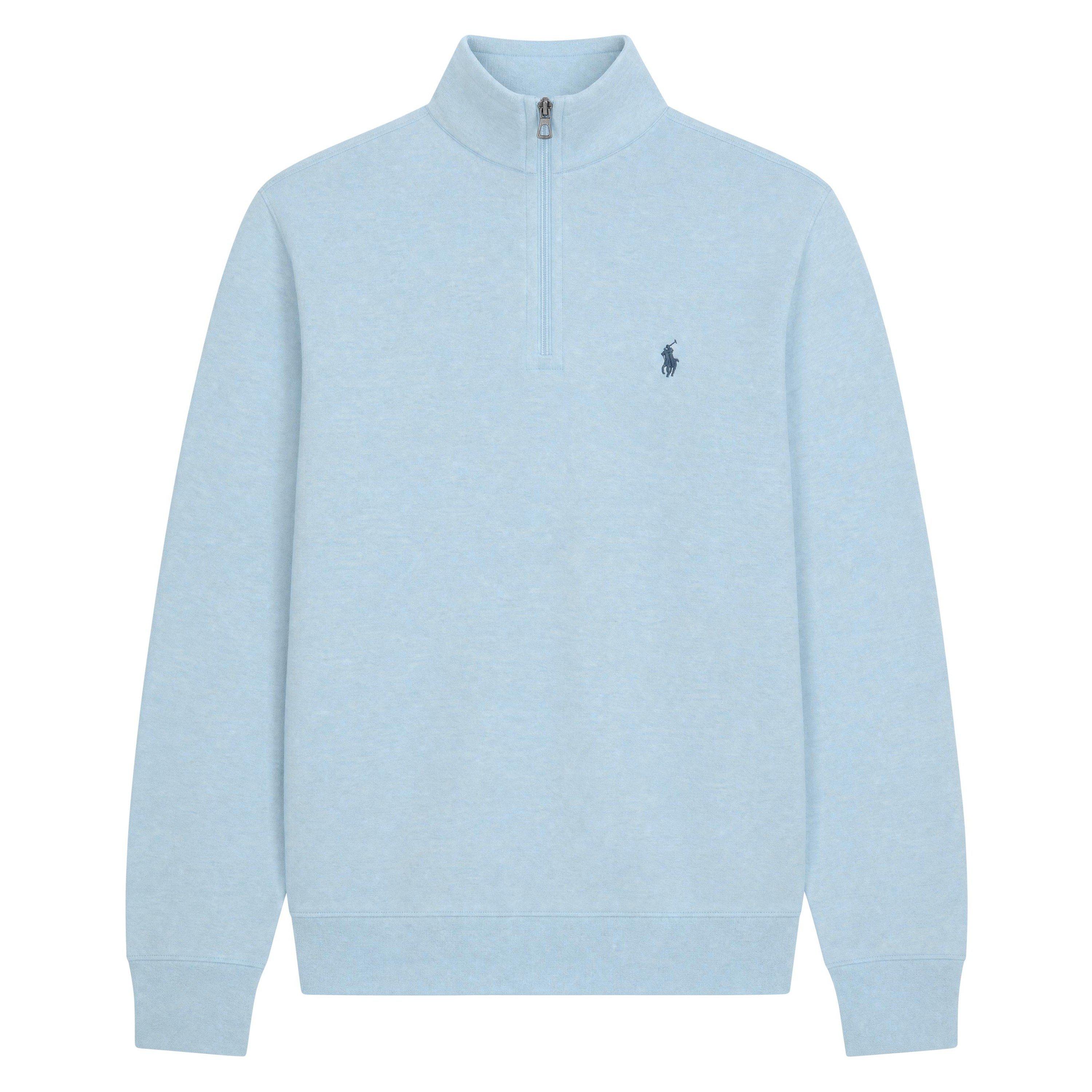 LIGHT BLUE - Polo Ralph Lauren - PRL LS KNIT QUARTER ZIP T