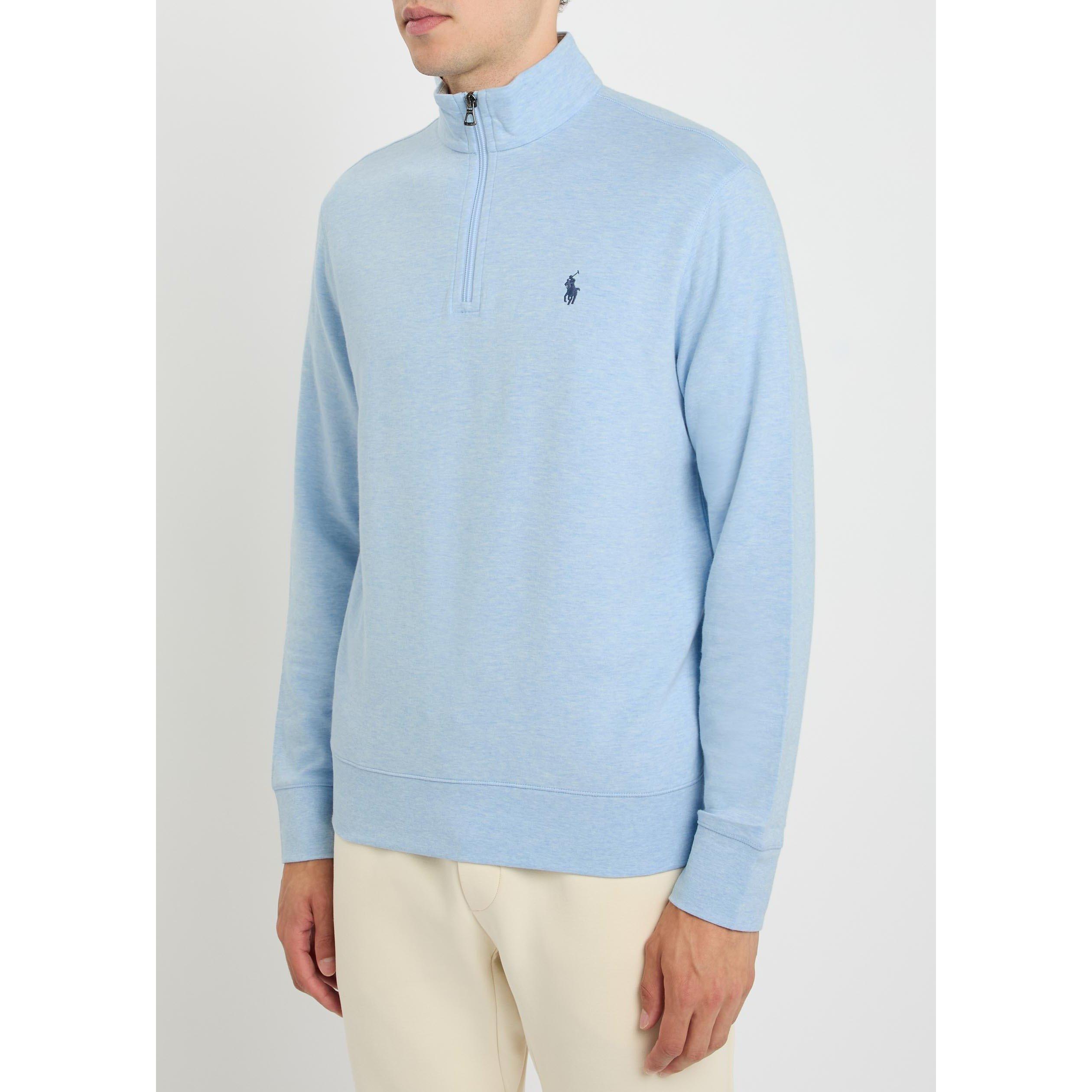 LIGHT BLUE - Polo Ralph Lauren - PRL LS KNIT QUARTER ZIP TOP - 2