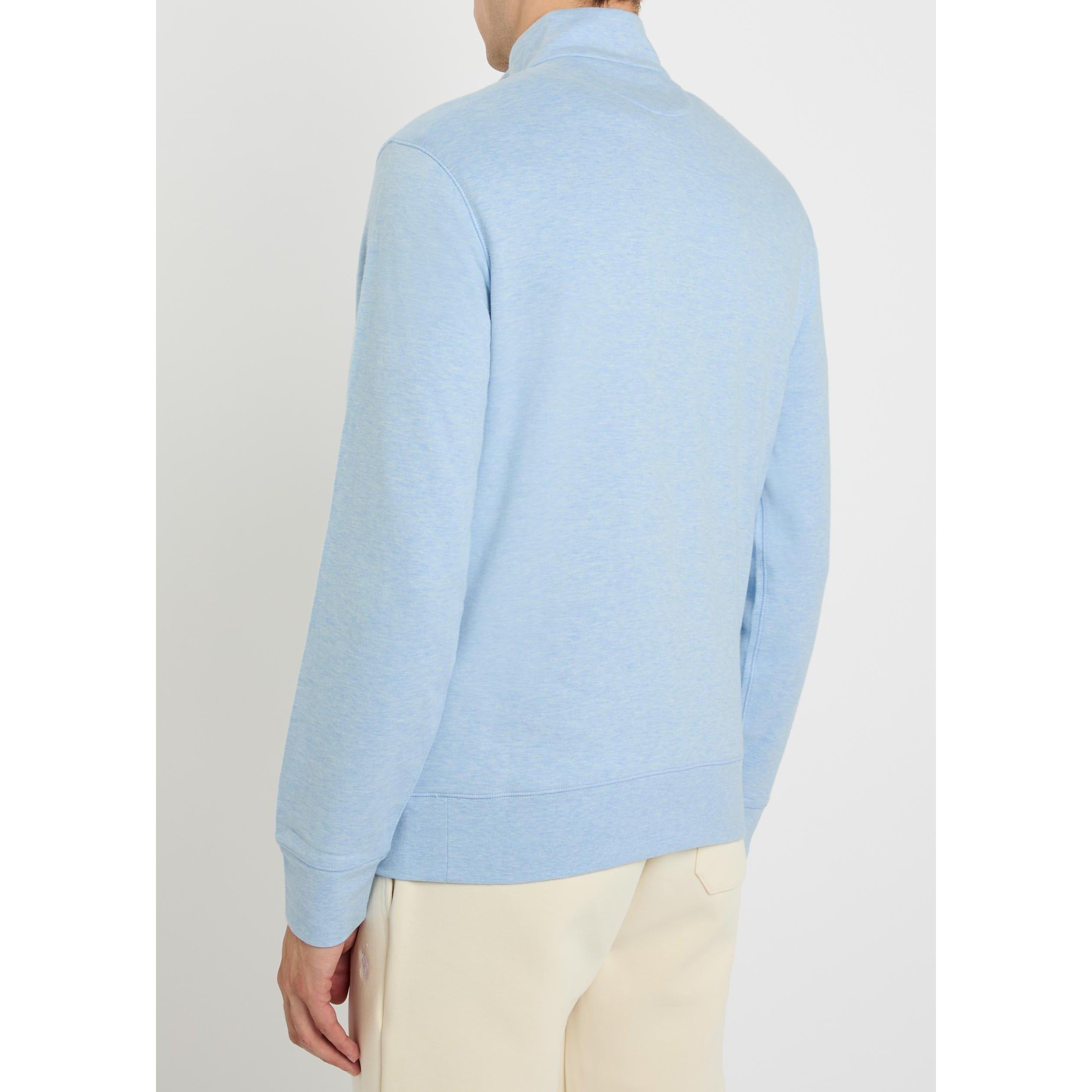 LIGHT BLUE - Polo Ralph Lauren - PRL LS KNIT QUARTER ZIP TOP - 3