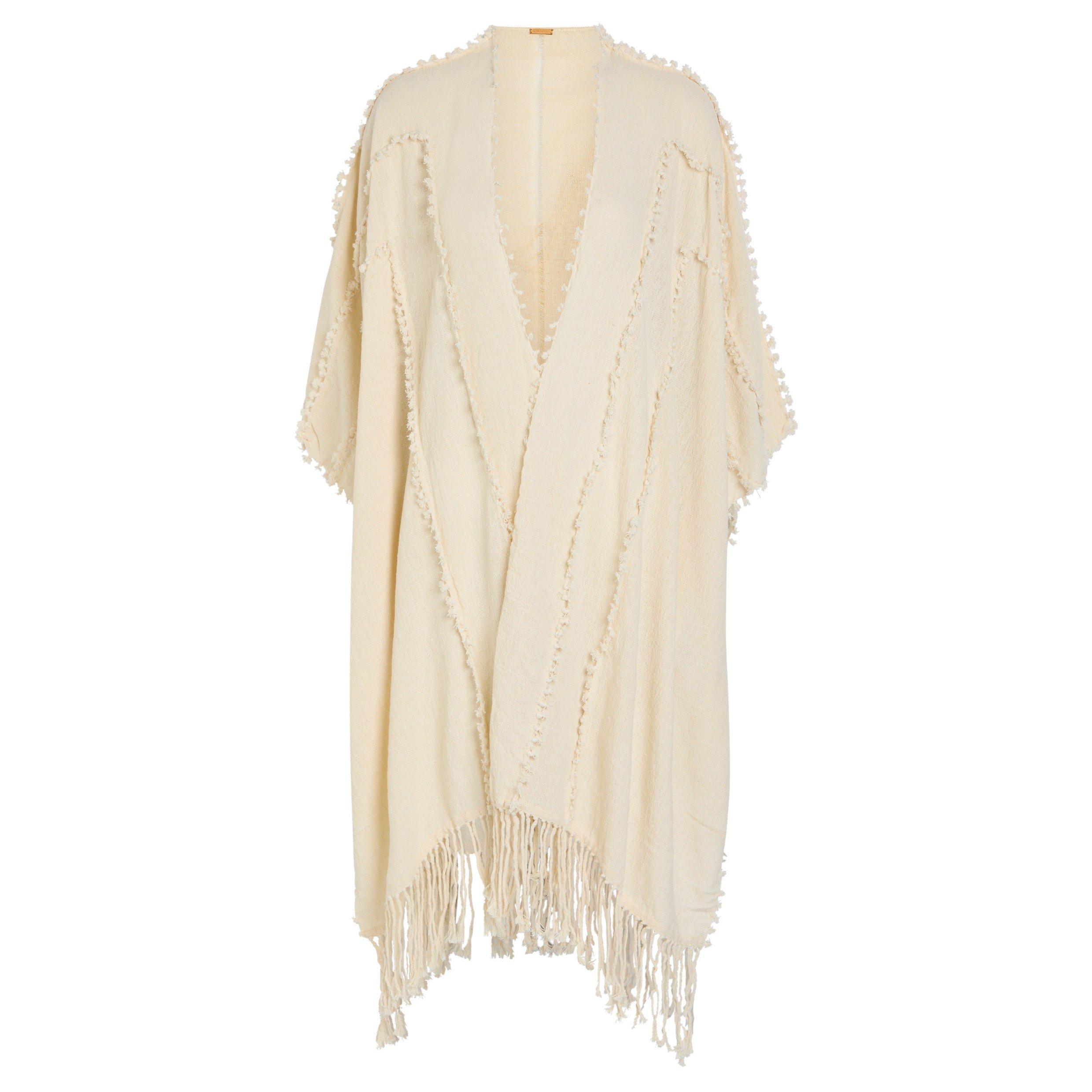 Caravana COTTON JUTE CAPE W KNOT DETAIL