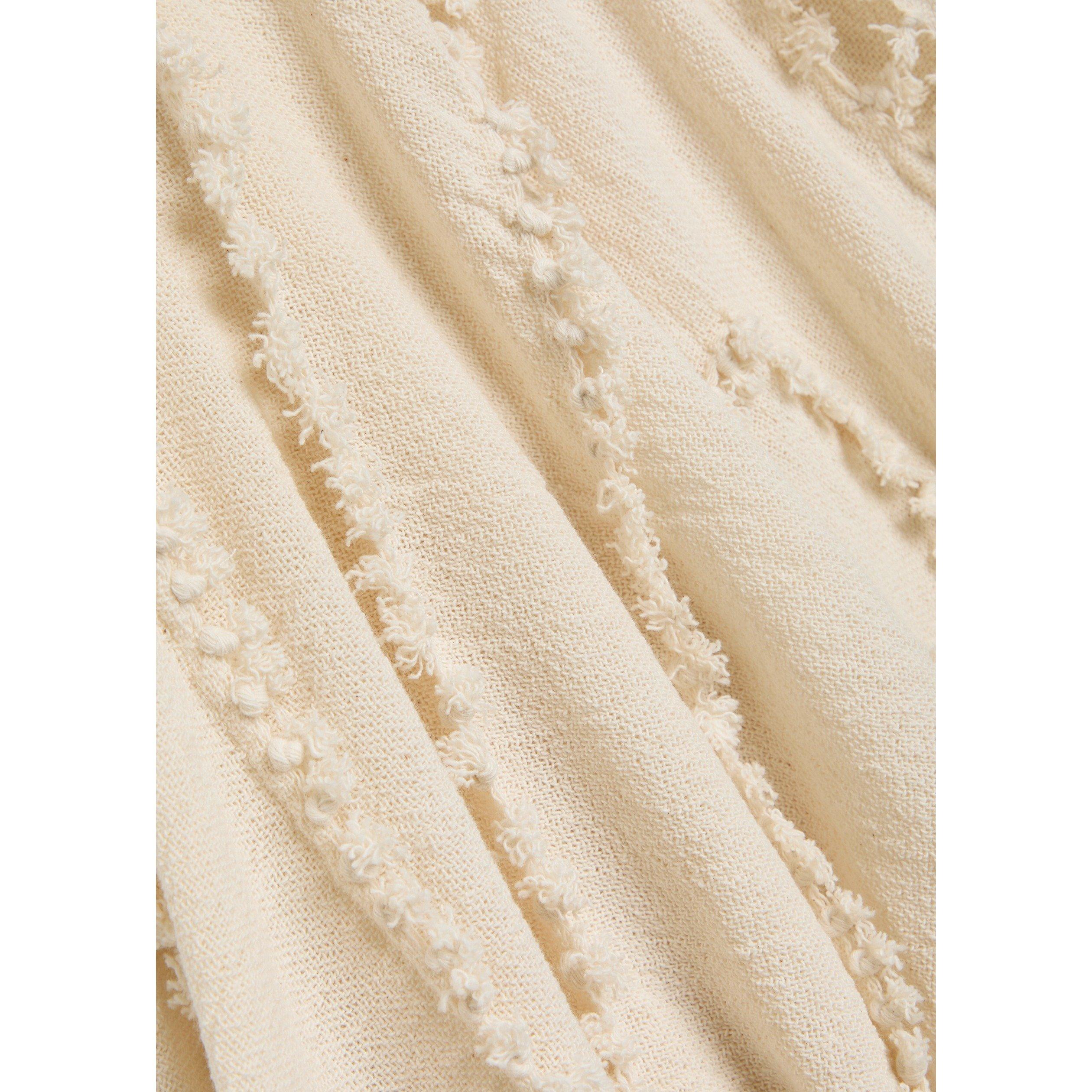 NATURAL - Caravana - COTTON JUTE CAPE W KNOT DETAIL - 4