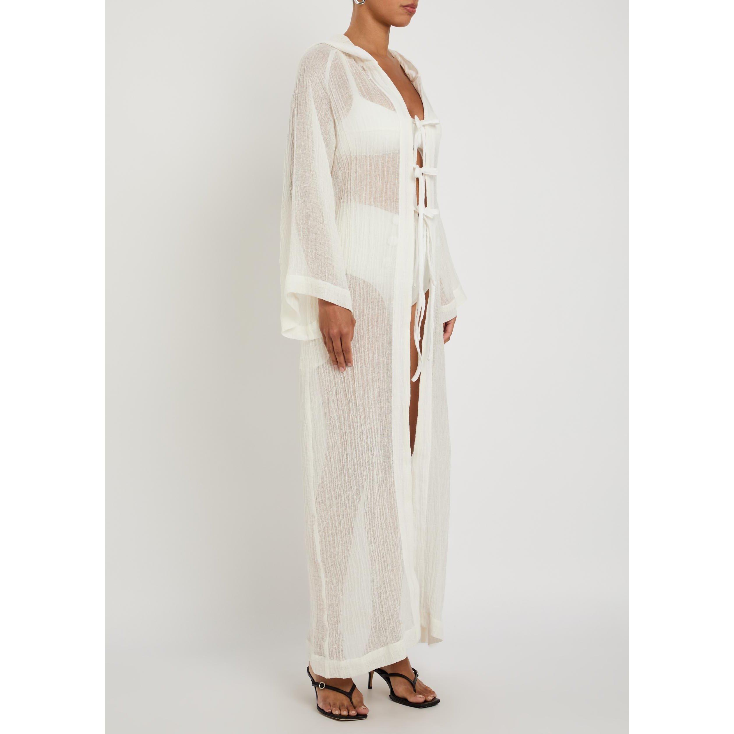 WHITE - Lisa Marie Fernandez - CU BEACH CAPE MAXI - 2