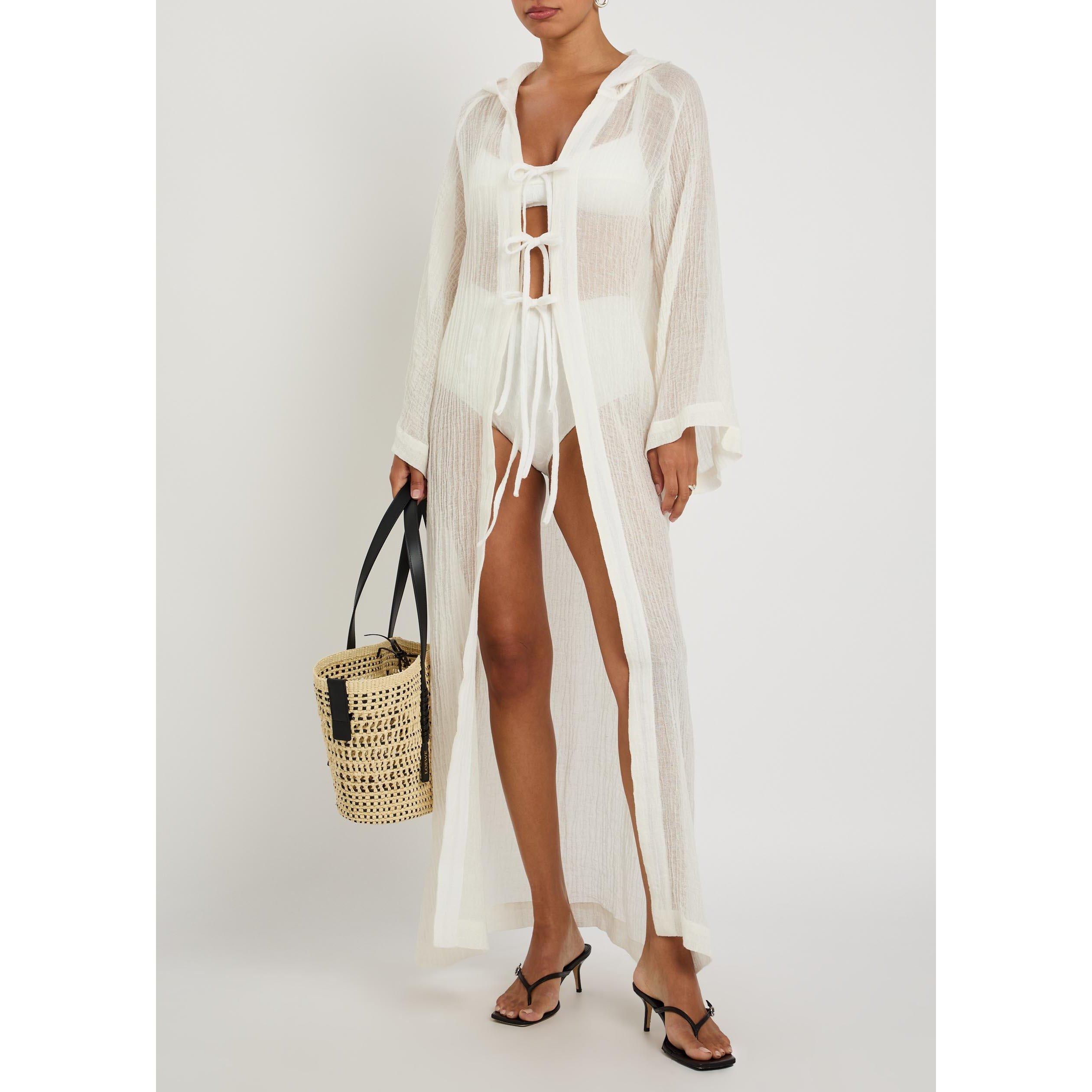 WHITE - Lisa Marie Fernandez - CU BEACH CAPE MAXI - 5