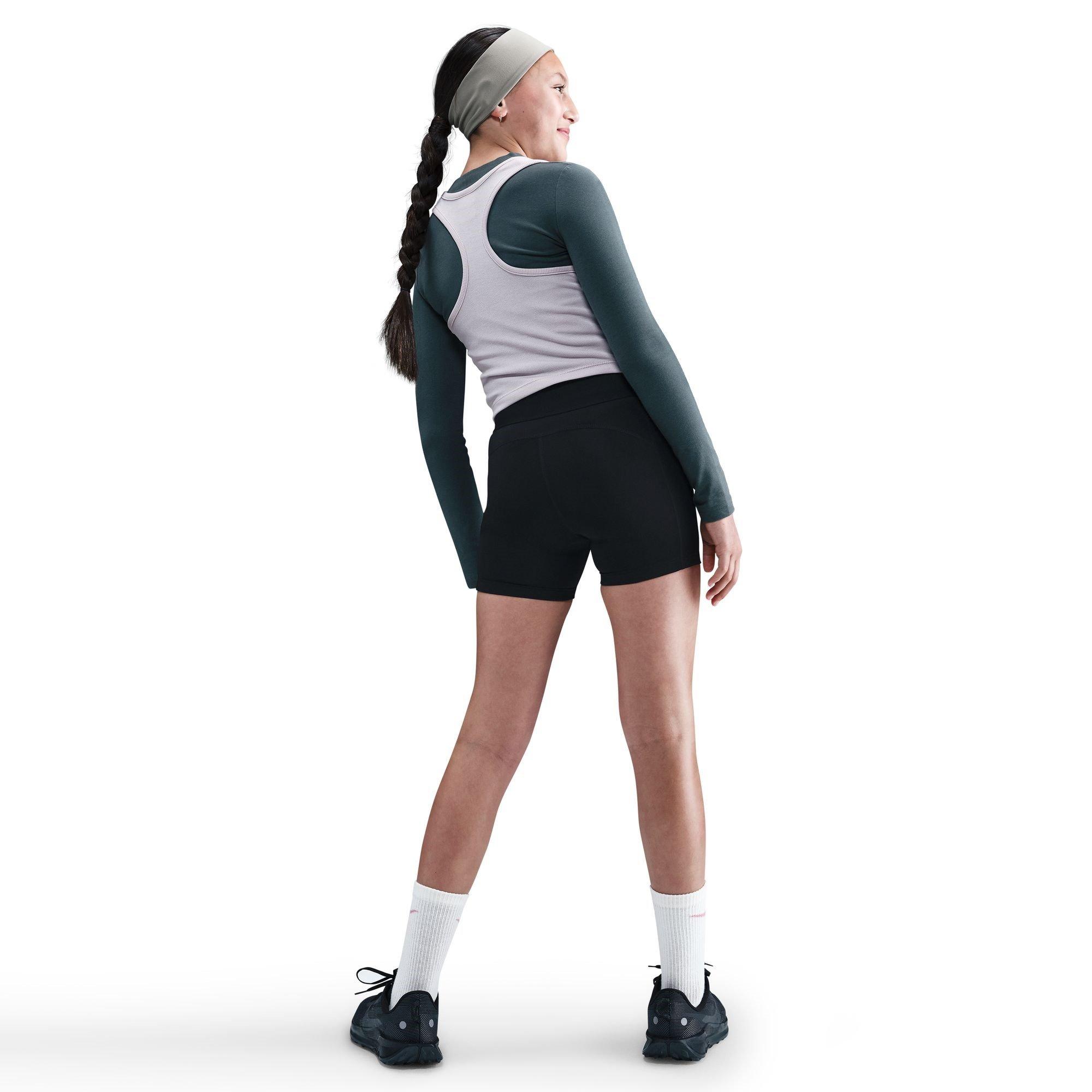 Blk/Smk Gry/Wht - Nike - 3In Girls Short - 4