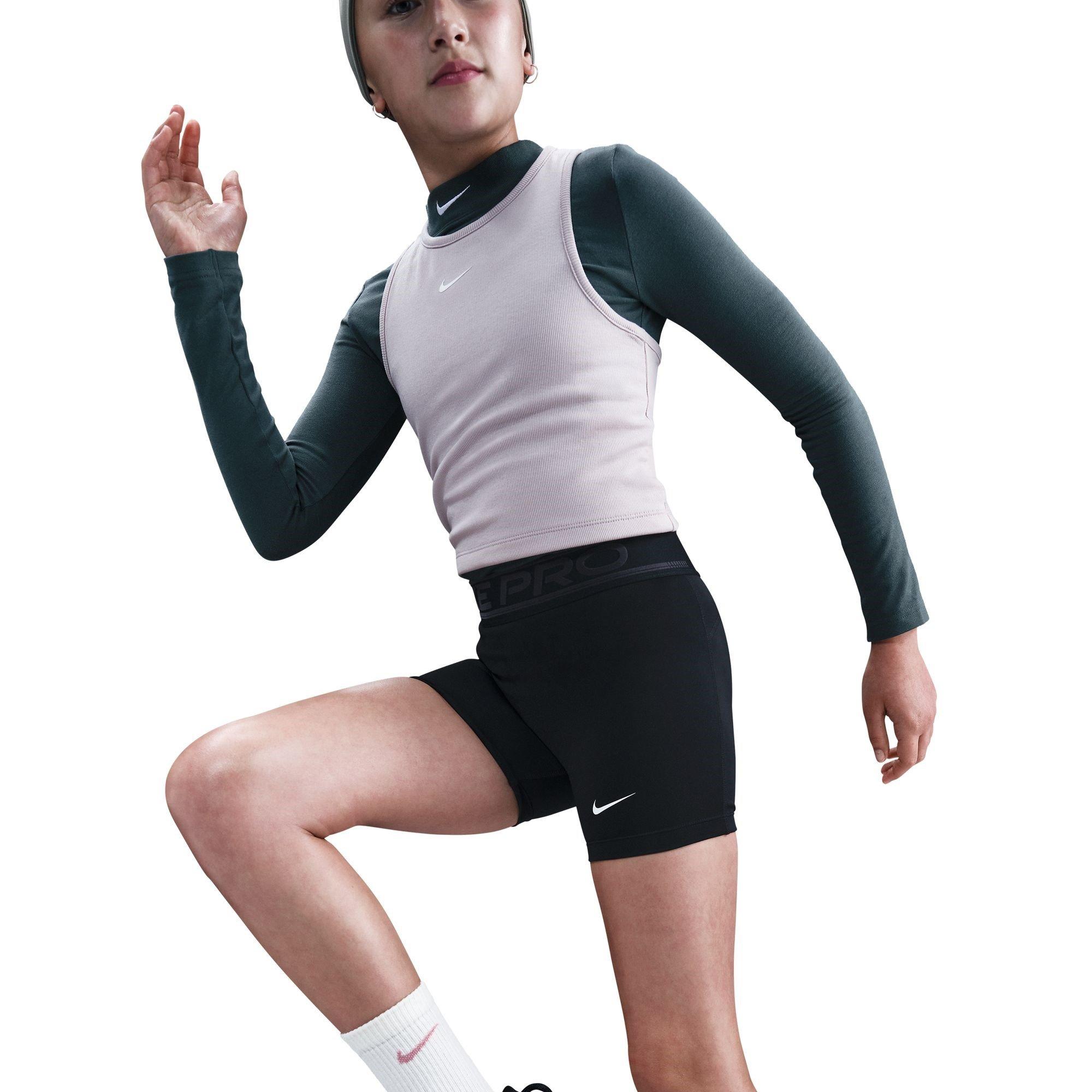 Blk/Smk Gry/Wht - Nike - 3In Girls Short - 5