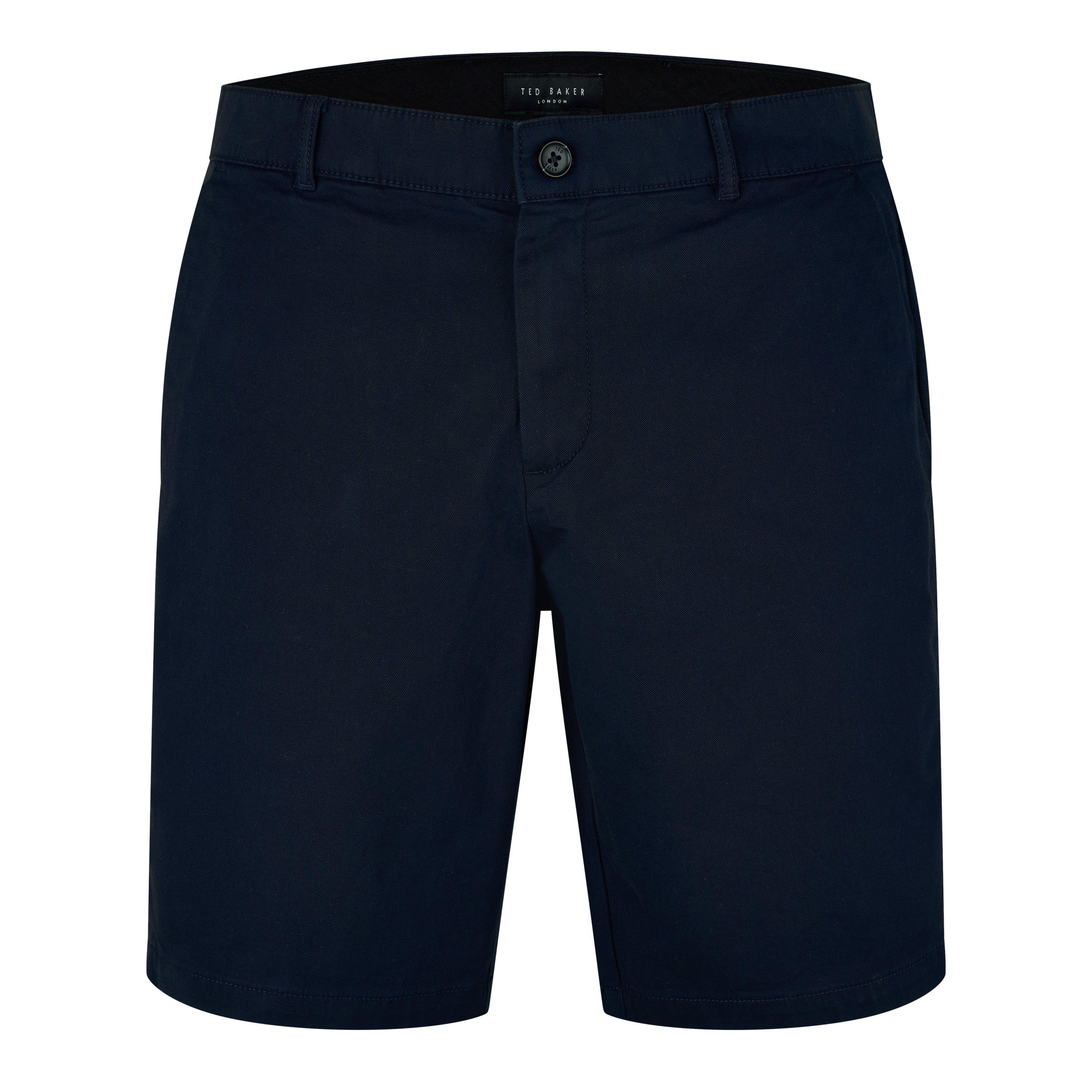 Navy - Ted Baker - Men's Halbak Chino Shorts - 5