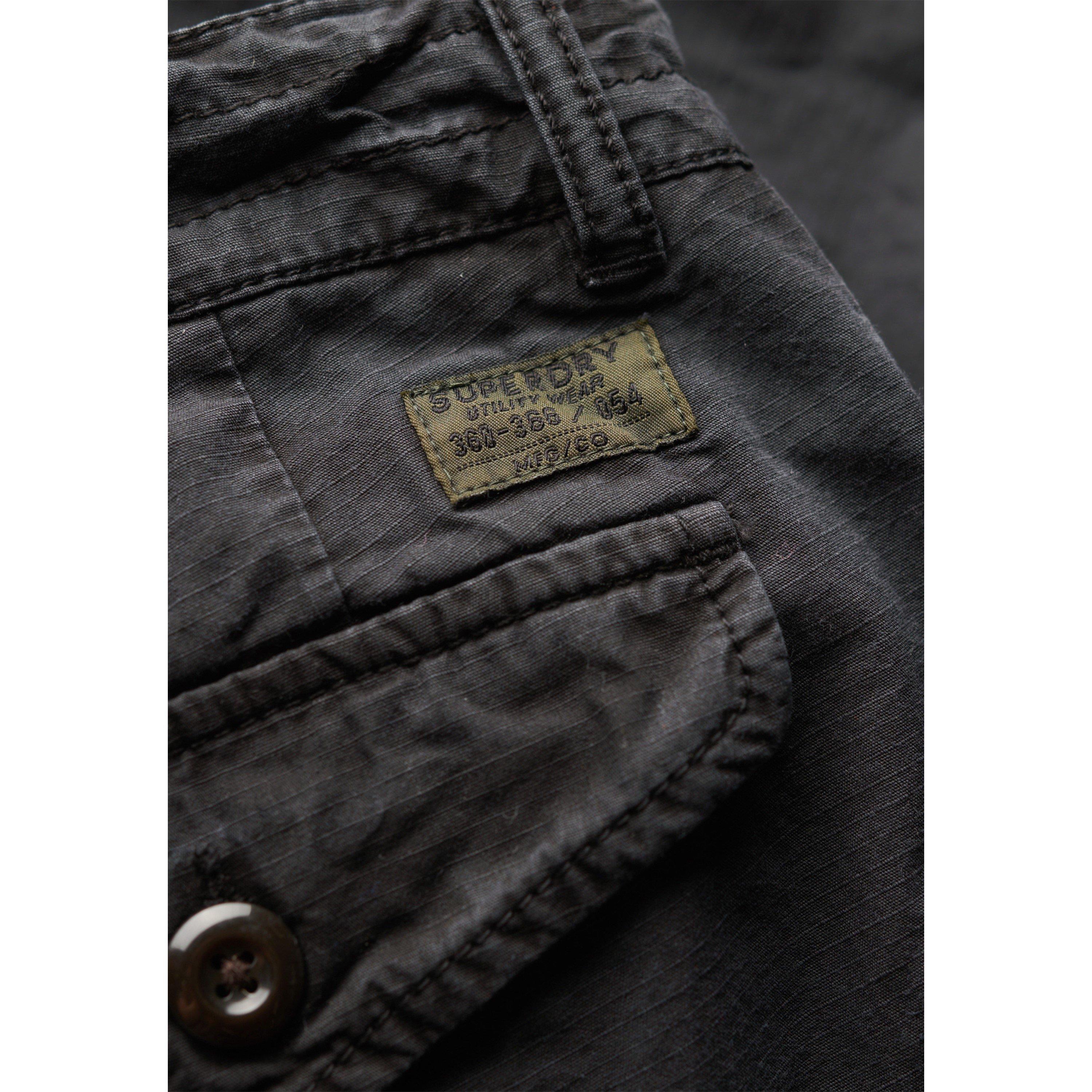 Nero - Superdry - Men's Cargo Shorts - 5