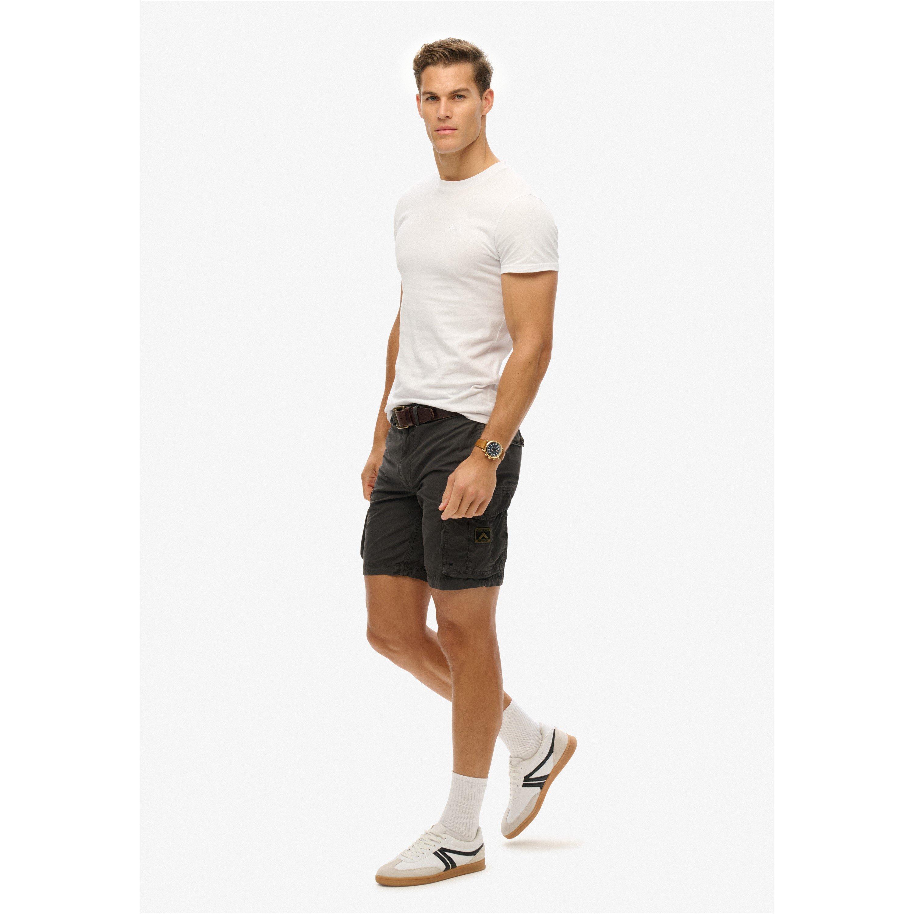 Nero - Superdry - Men's Cargo Shorts - 8