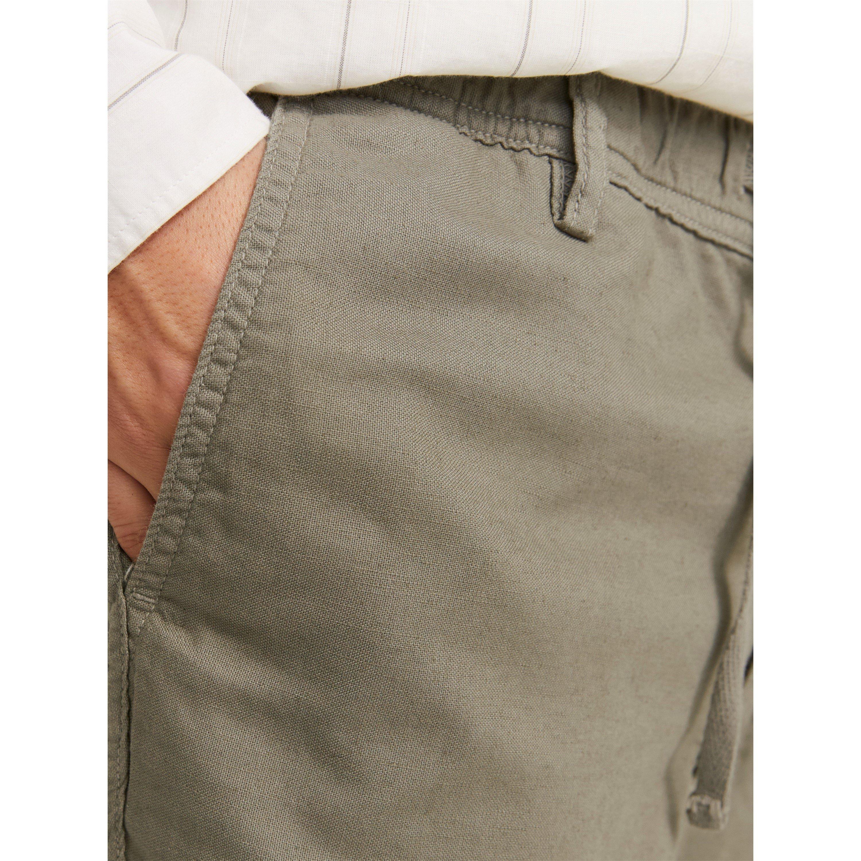 Oliveira Empoeirada - Jack and Jones - Men's Junior Linen Chino Shorts - 6