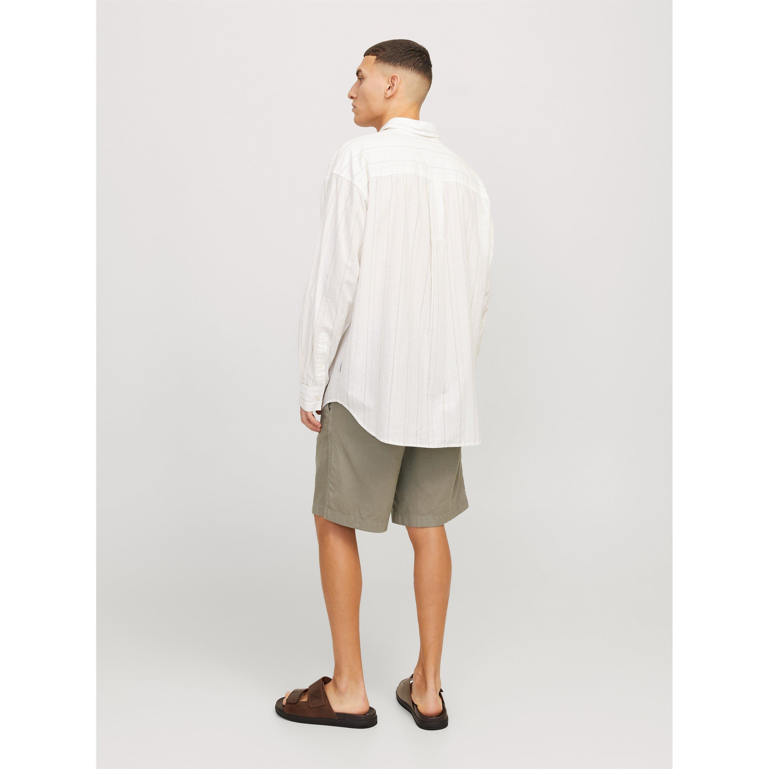 Oliveira Empoeirada - Jack and Jones - Men's Junior Linen Chino Shorts - 8