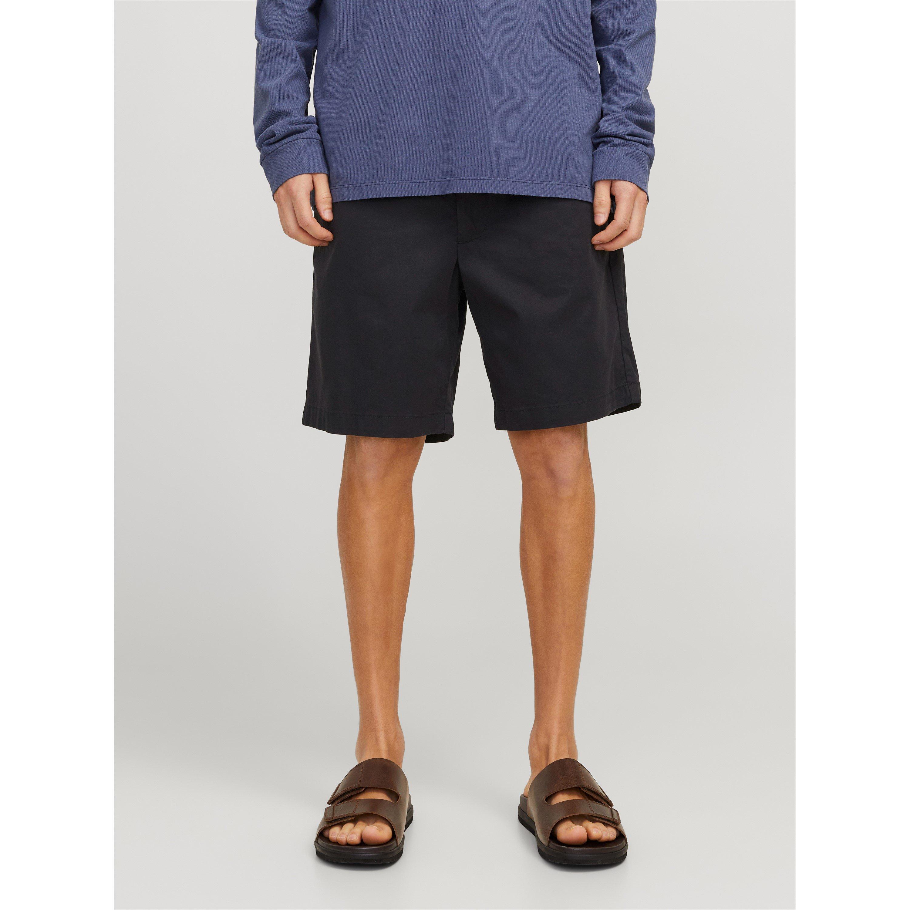 Black - Jack and Jones - Stretch Chino Shorts - 8