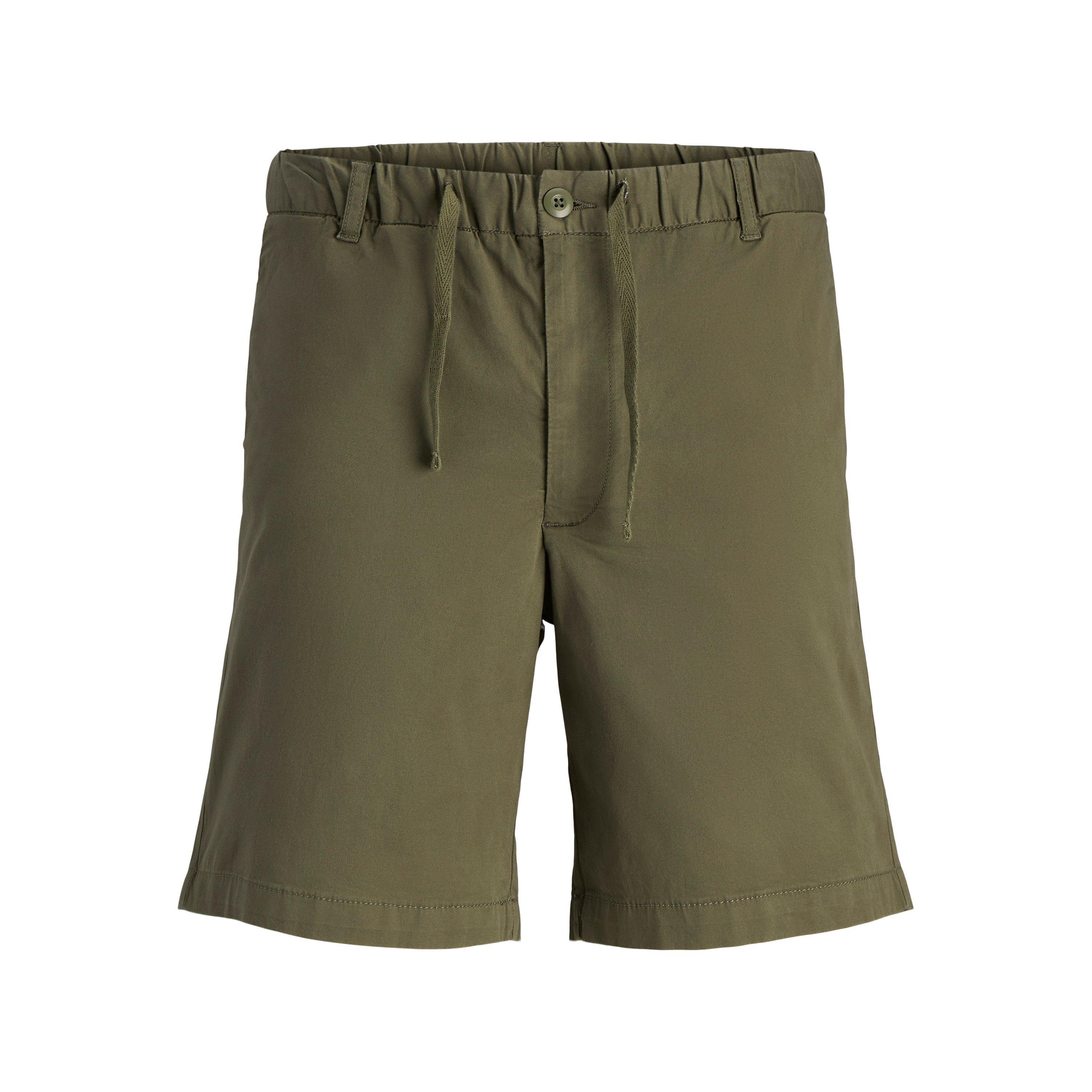 Jack And Jones Men's Stretch Chino Shorts - Olive Night - M
