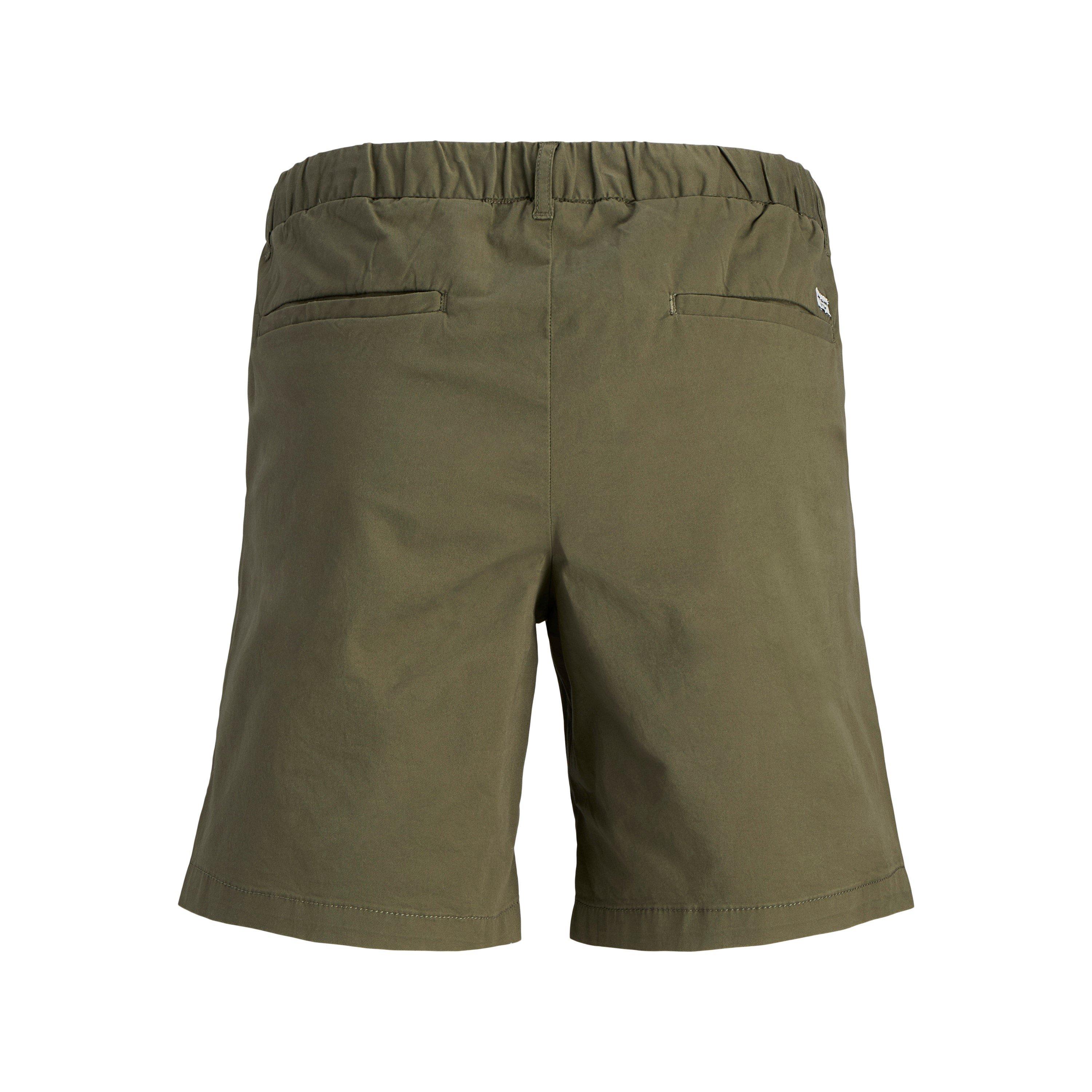 Olive Night - Jack and Jones - Men's Stretch Chino Shorts - 2