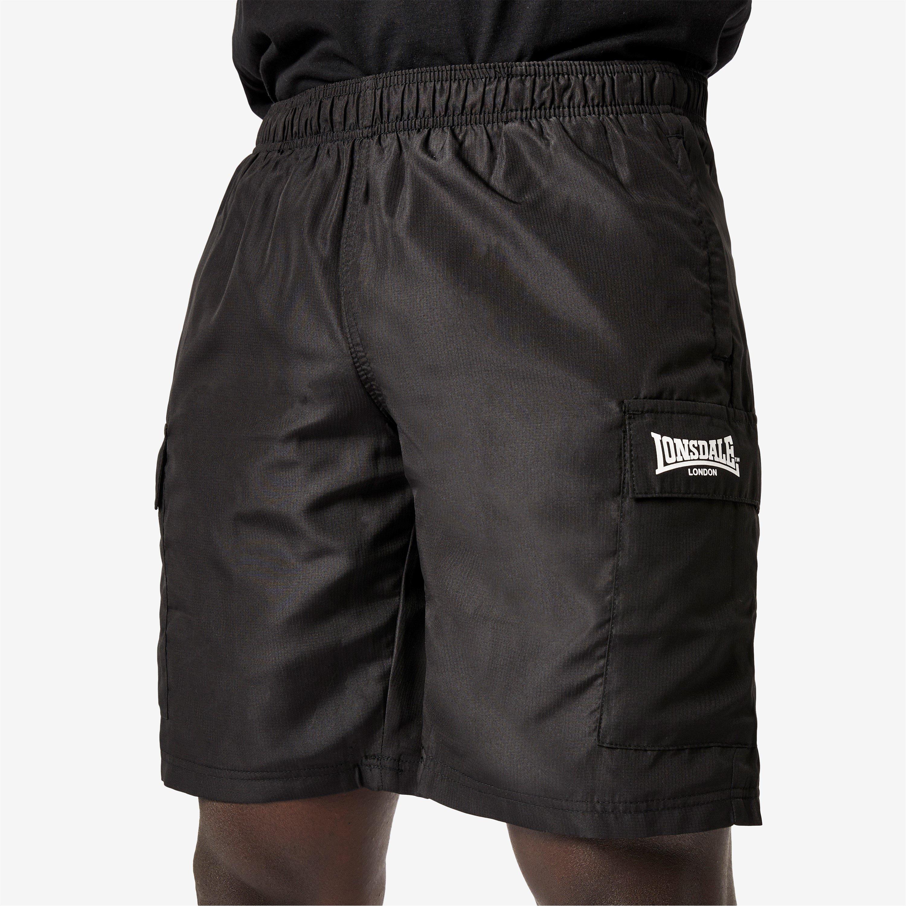 Noir - Lonsdale - Cargo Shorts Mens - 5