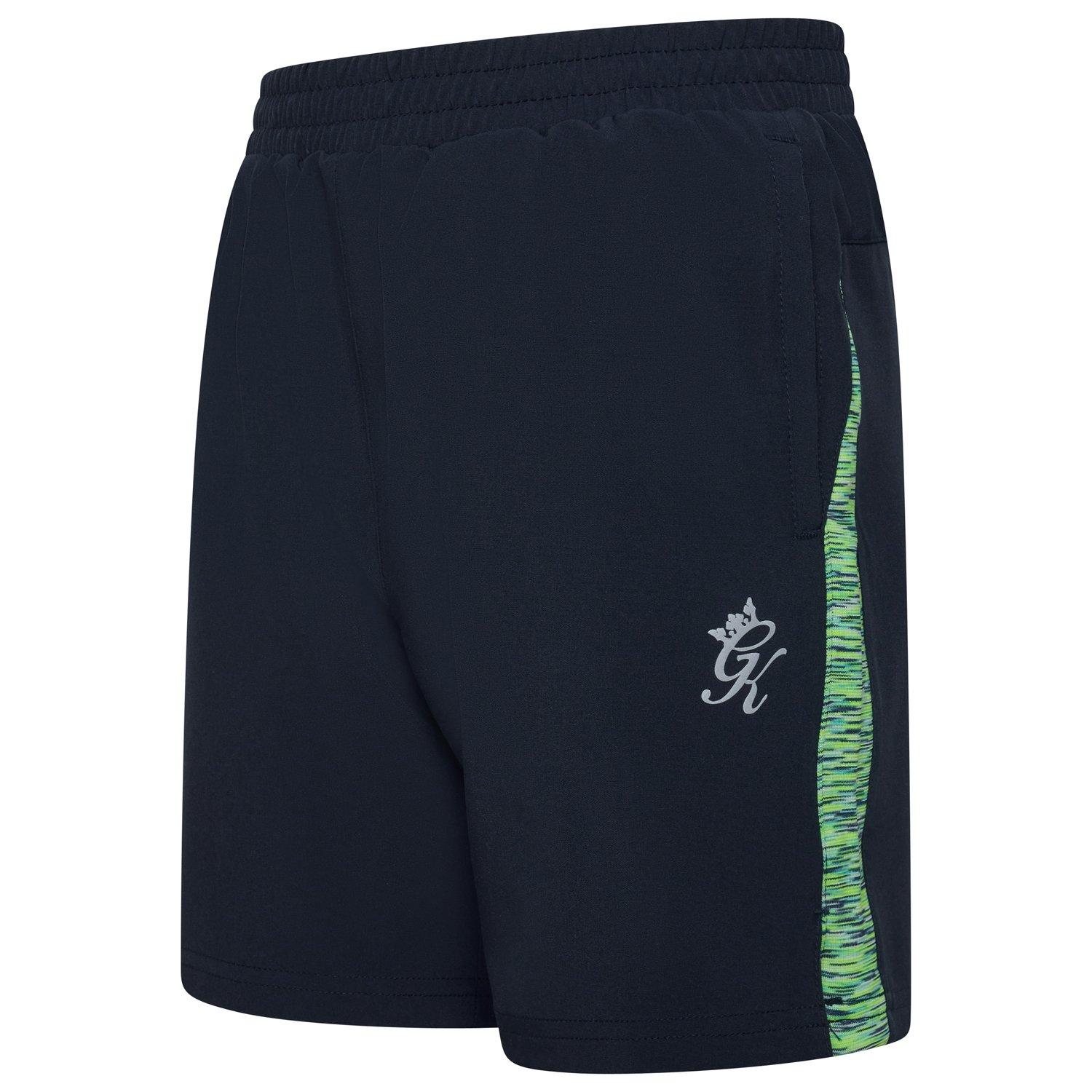  Navy/Lime - Gym King - Performance Gym Shorts - 6