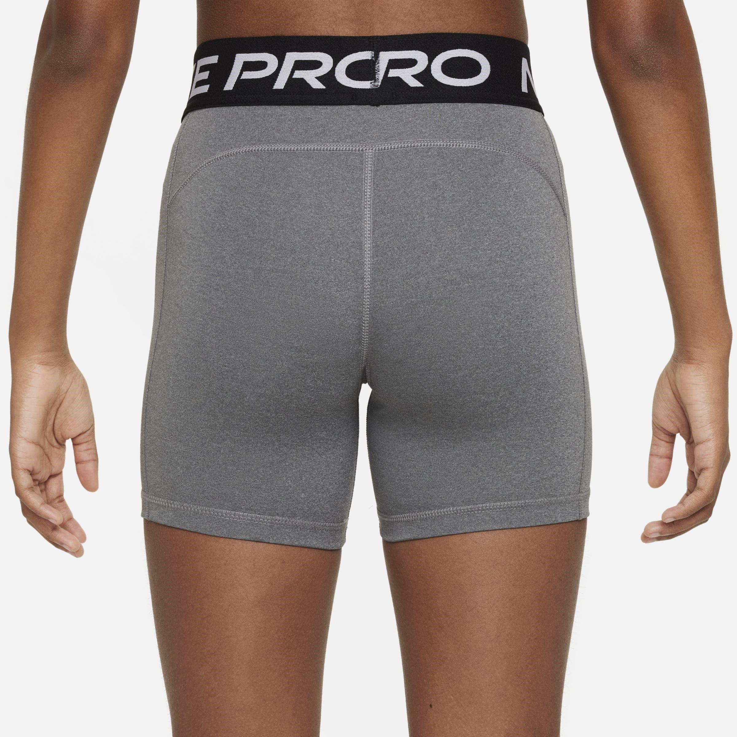 Grey Heather - Nike - Pro Shorts Junior Girls - 2