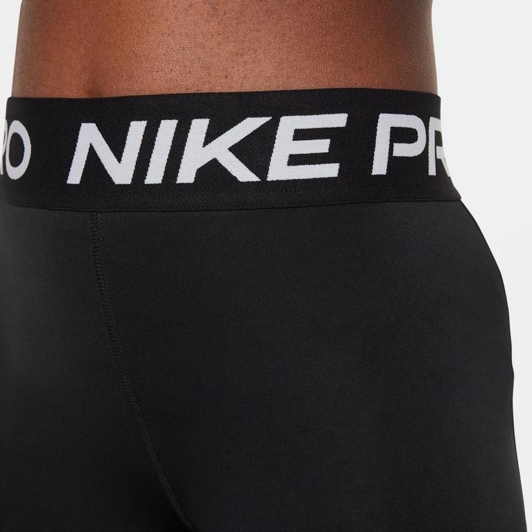 Noir/Blanc - Nike - Pro Shorts Junior Girls - 4