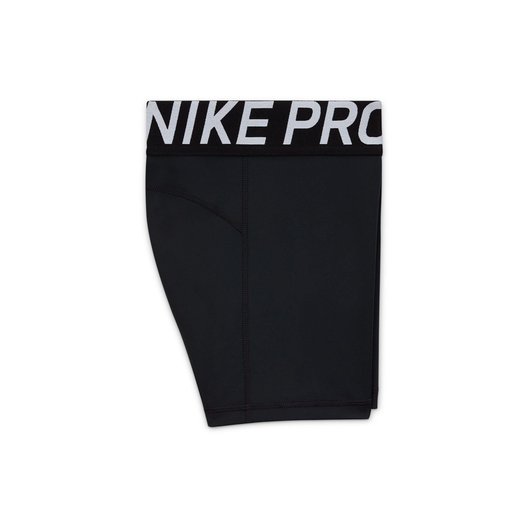 Sort/Hvid - Nike - Pro Shorts Junior Girls - 8