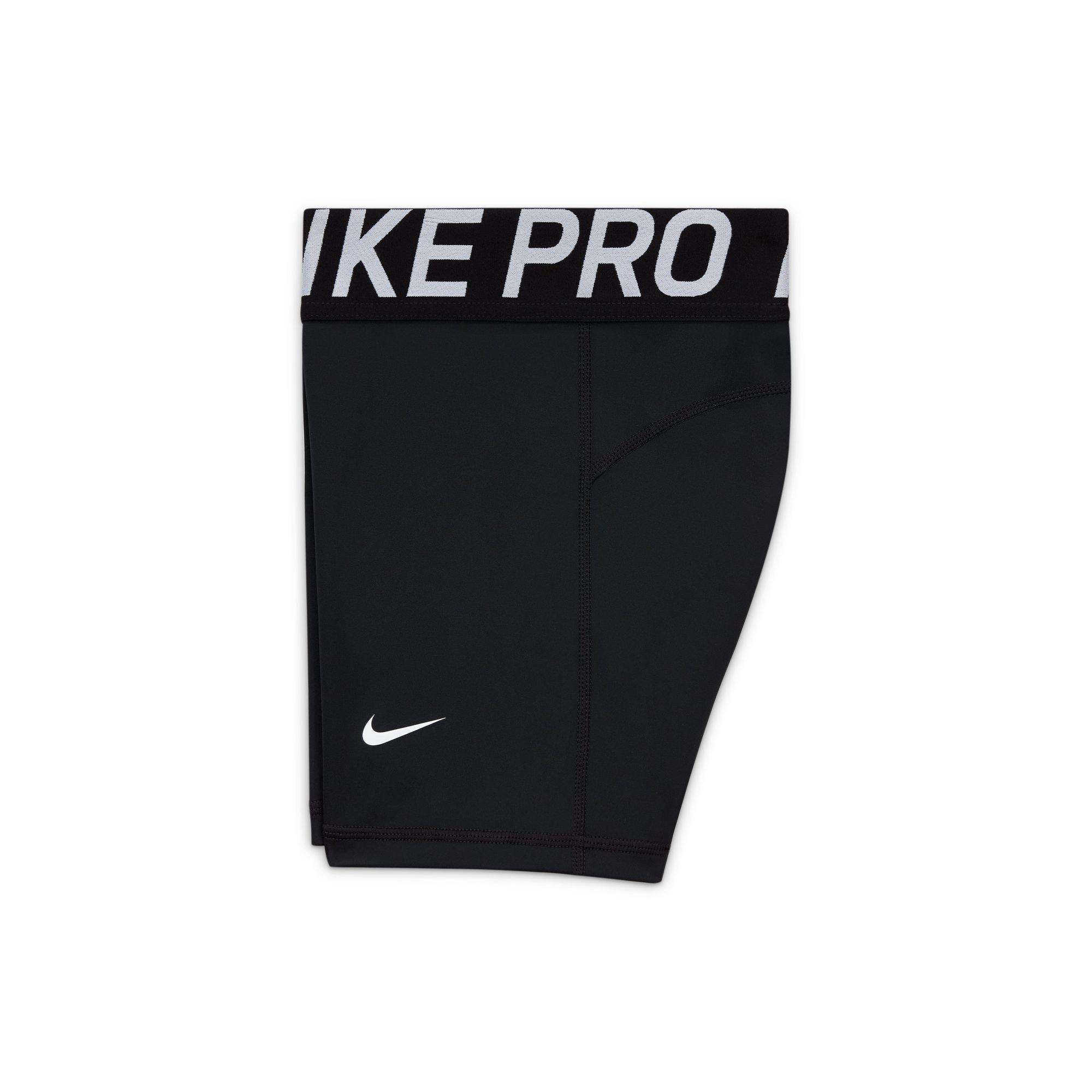 Schwarz/Weiß - Nike - Pro Shorts Junior Girls - 9