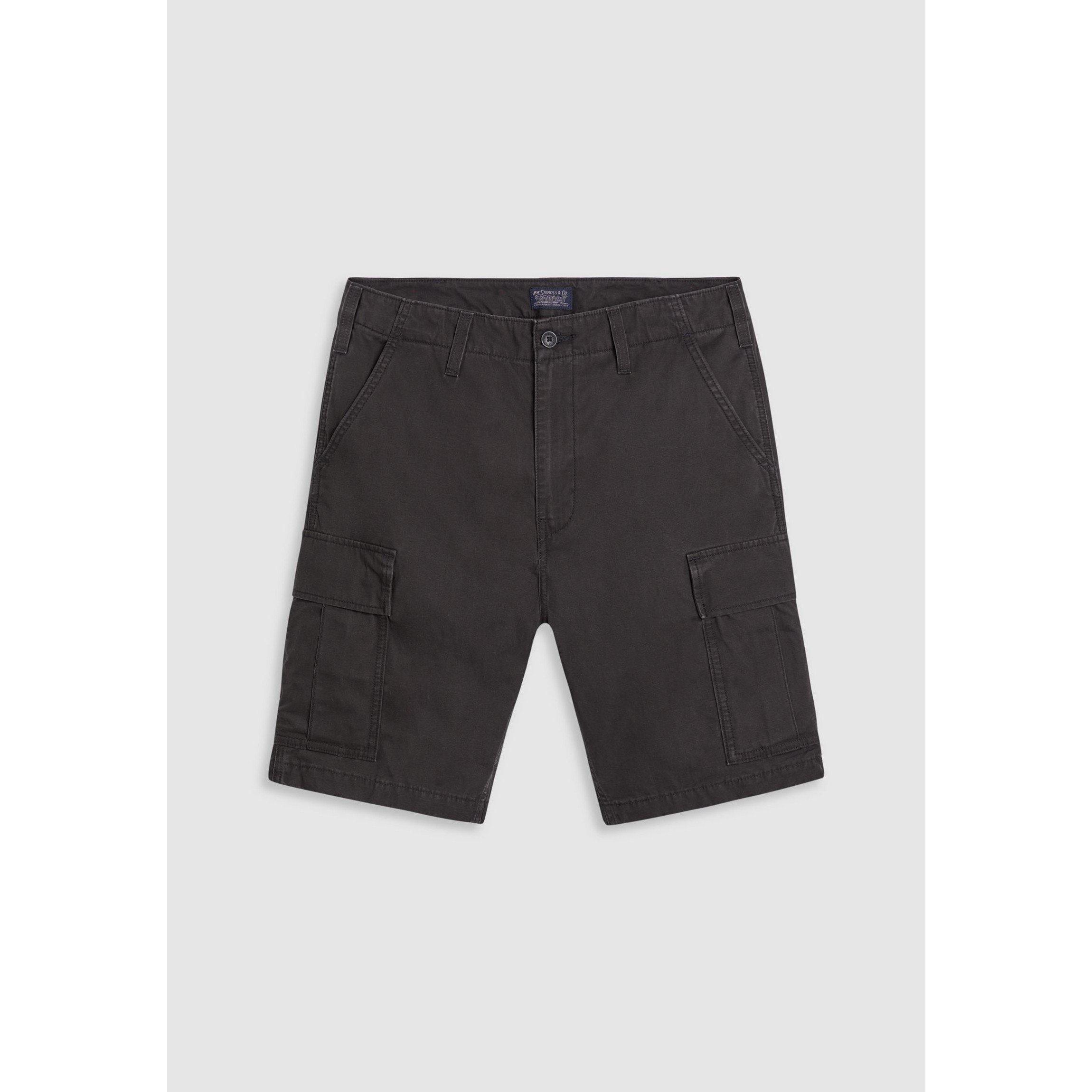 Black - Levis - Mens Carrier Meteorite Cargo Shorts - 1