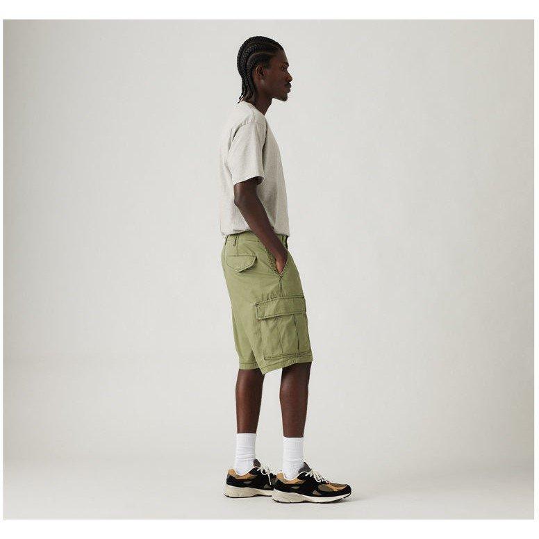 Green - Levis - Mens Carrier Meteorite Cargo Shorts - 5